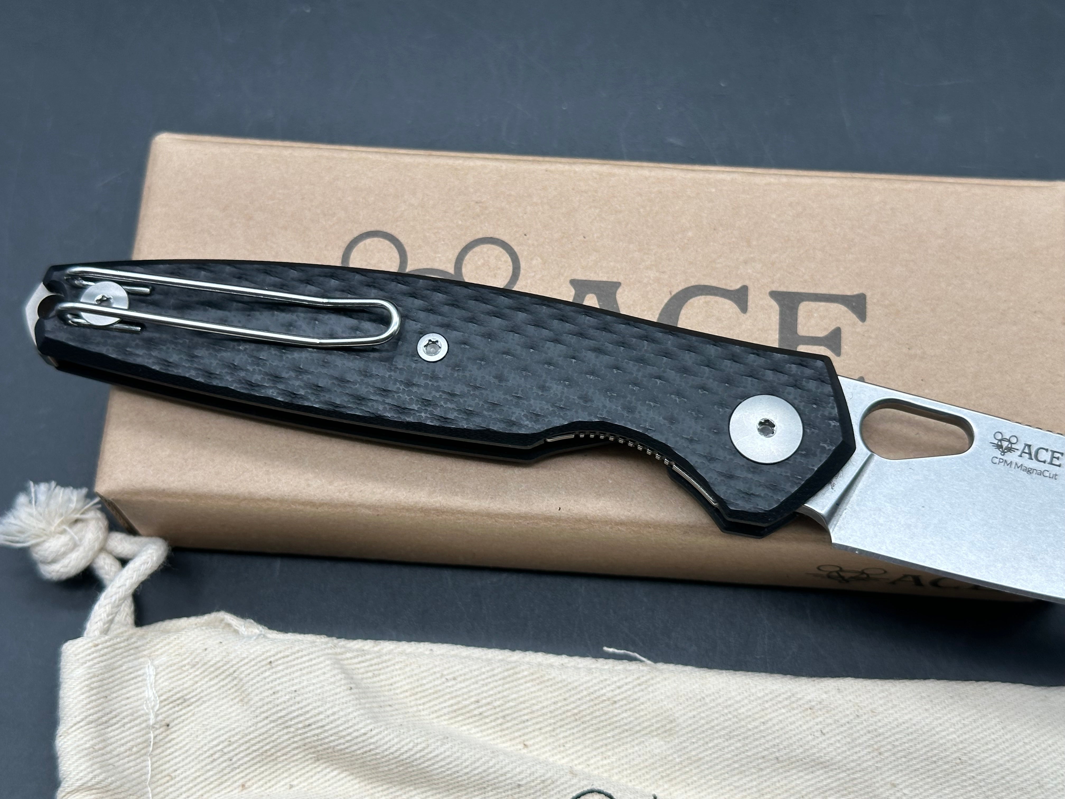 GIANT MOUSE ACE REO BLK G-10 CPM MAGNACUT 3.325"