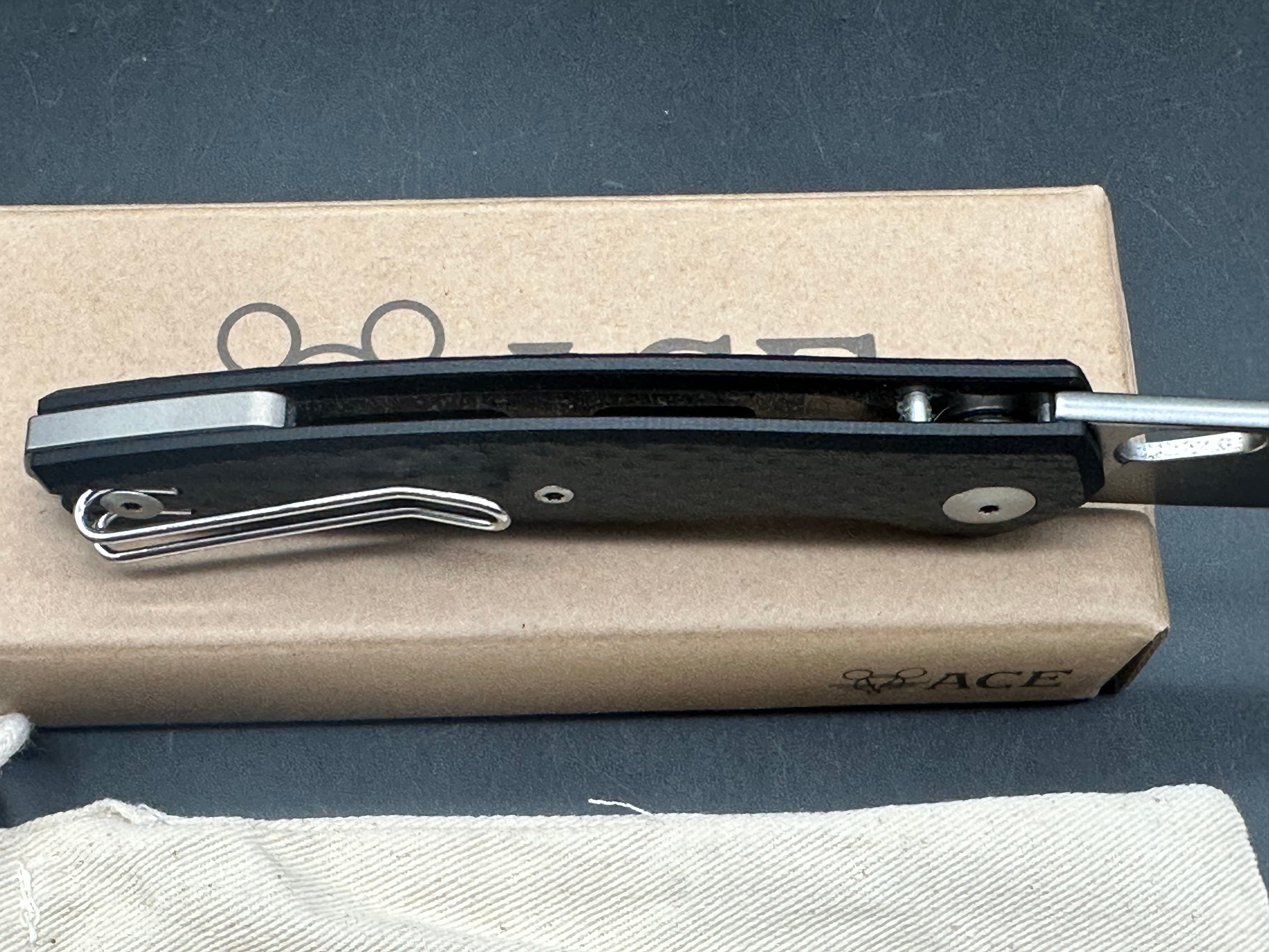 GIANT MOUSE ACE REO BLK G-10 CPM MAGNACUT 3.325"