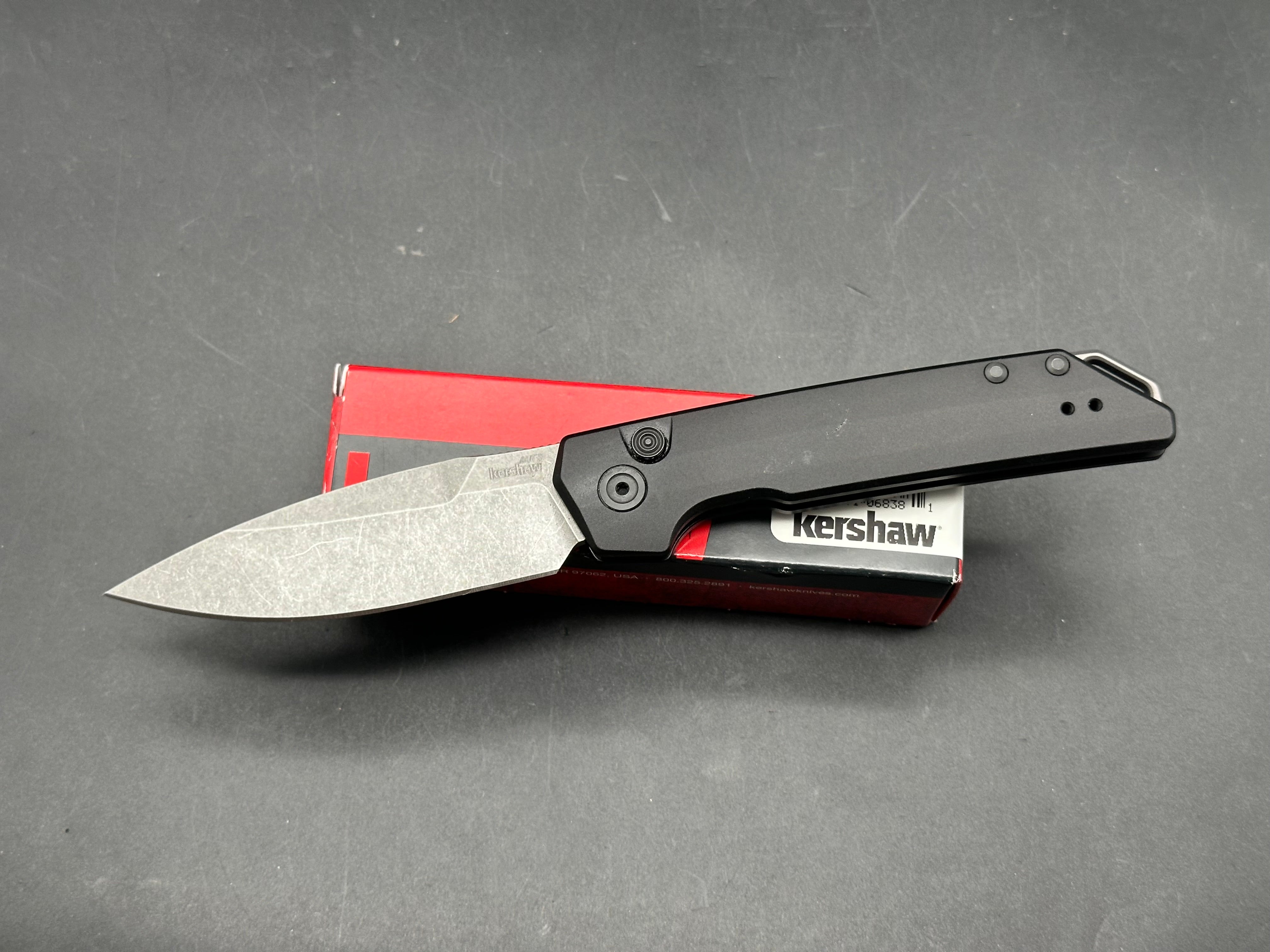 KERSHAW LAUNCH IRIDIUM 3.45" MAGNACUT ALUMINUM HANDLE AUTO