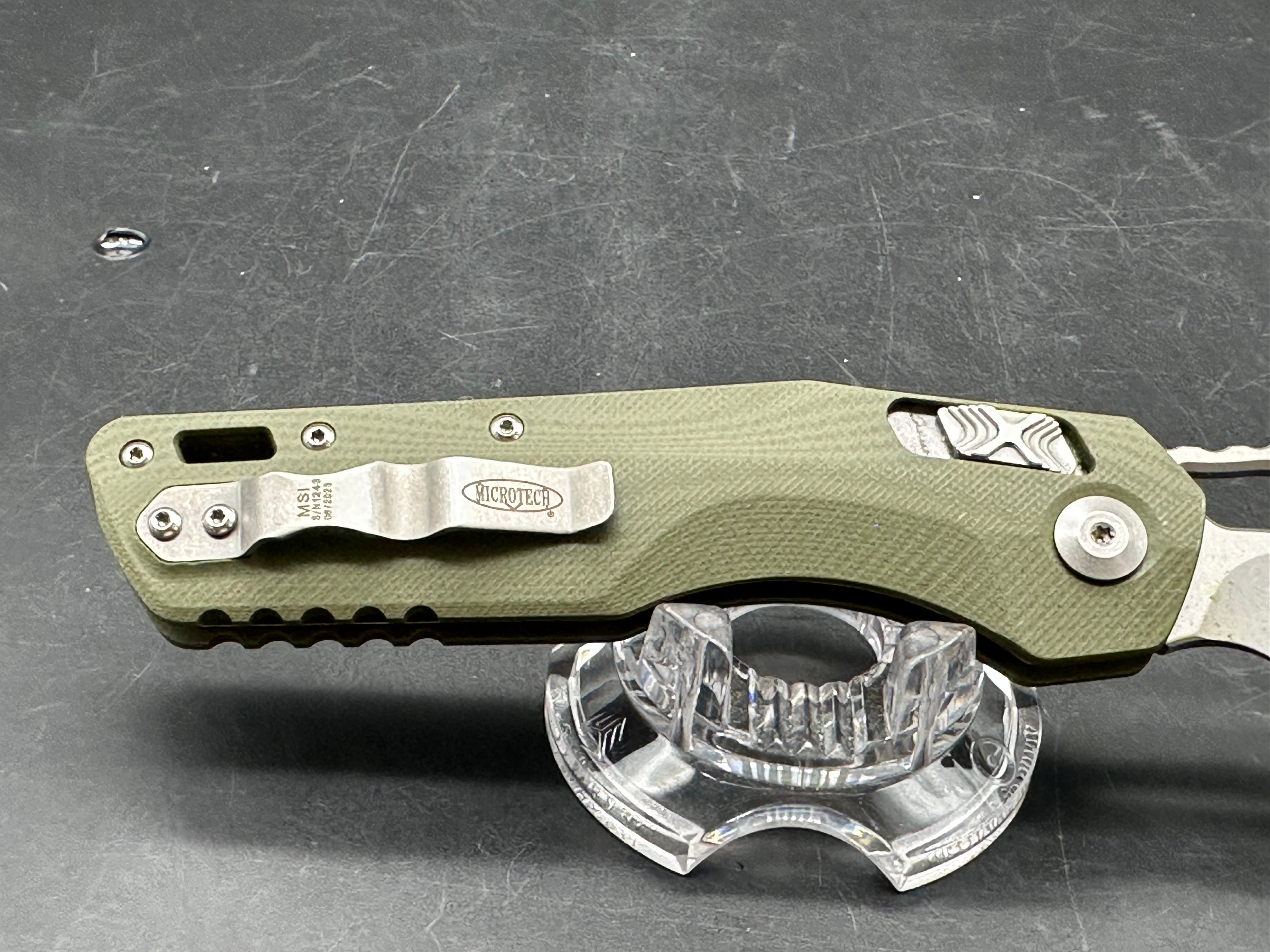 Microtech Standard Issue MSI Ram-Lok Knife OD Green (3.9" SW)