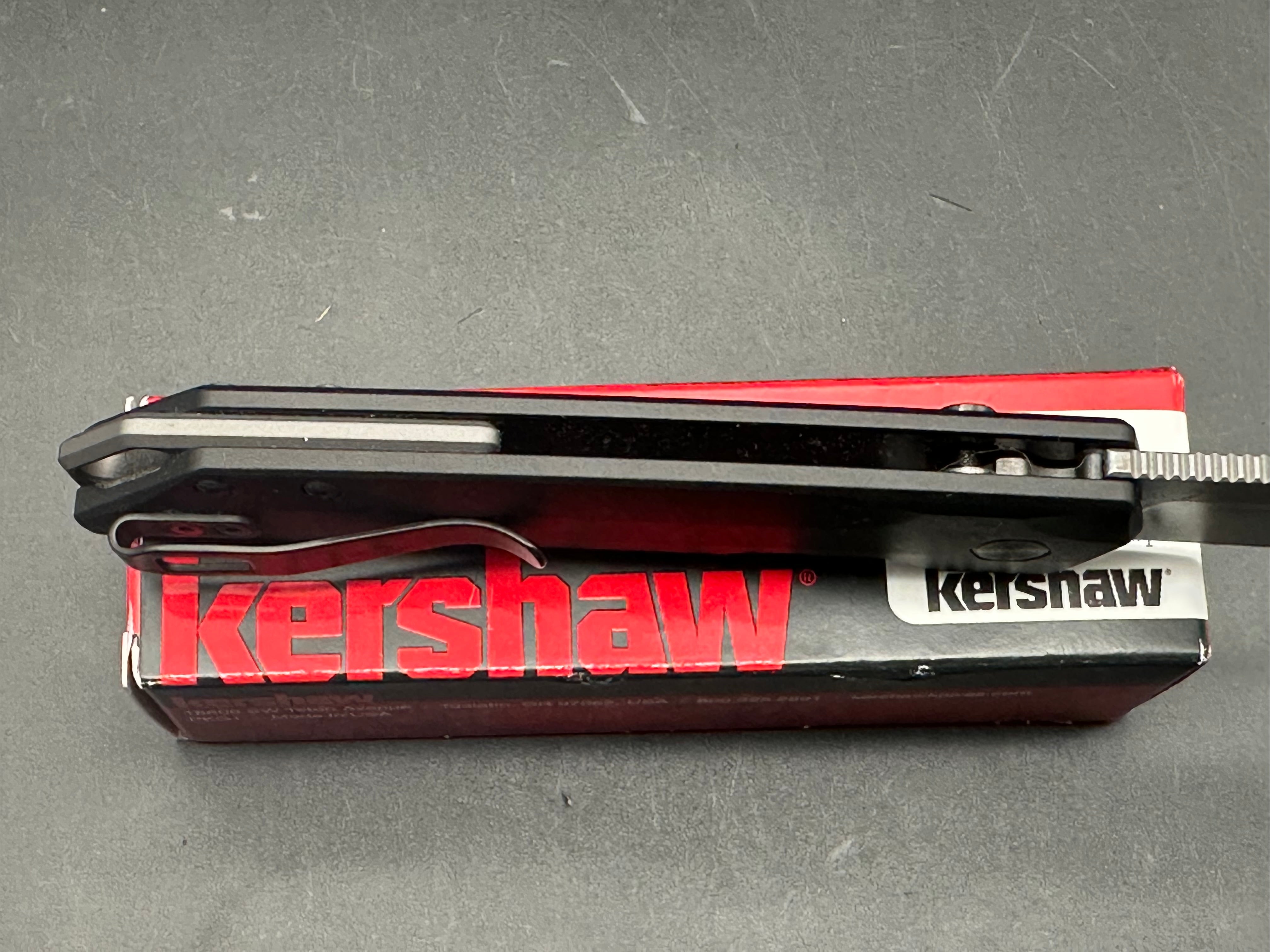 KERSHAW LAUNCH IRIDIUM 3.45" MAGNACUT ALUMINUM HANDLE AUTO