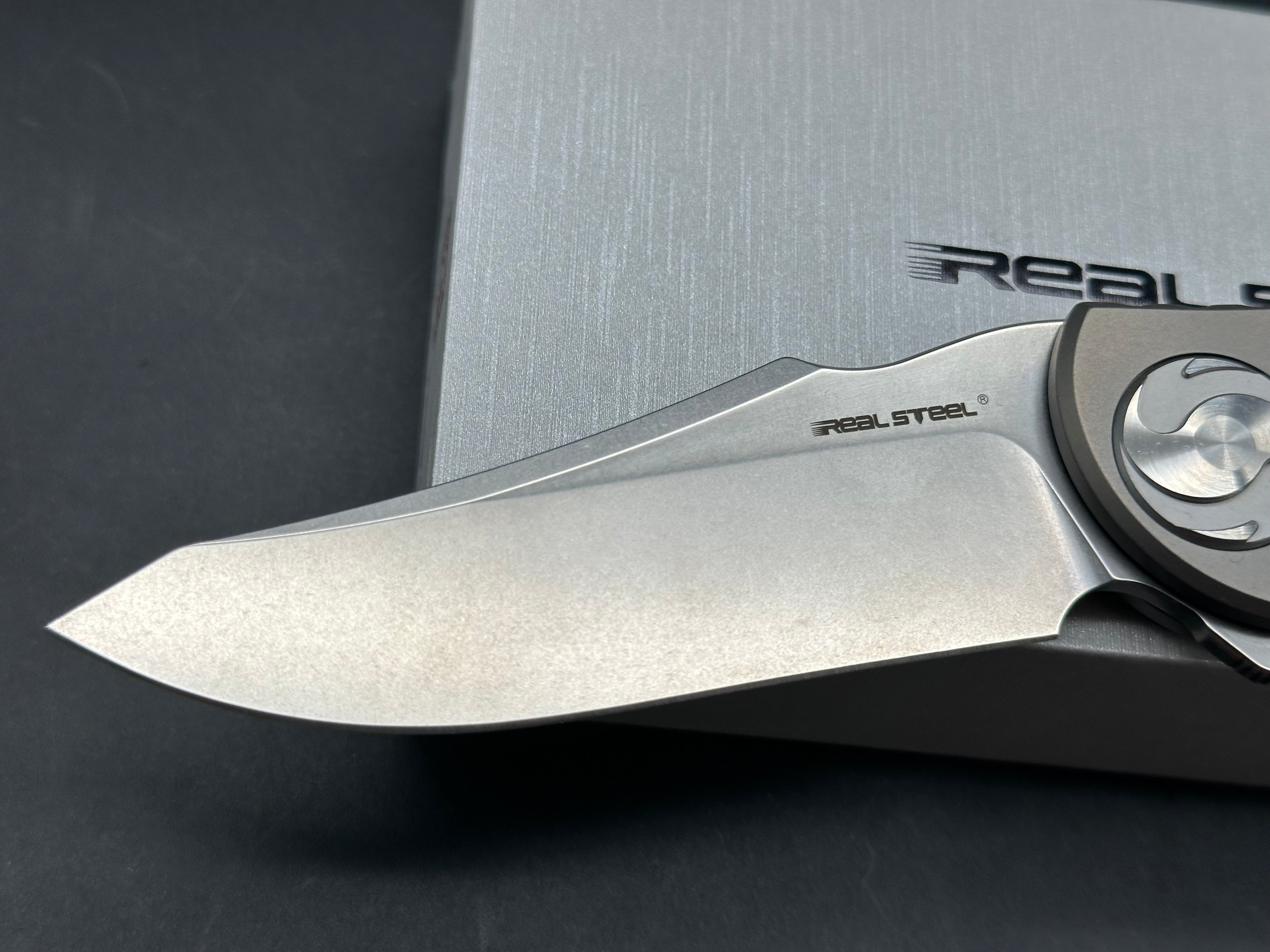 Real Steel Exorcist Fat Carbon Jungle Wear inlays S35VN