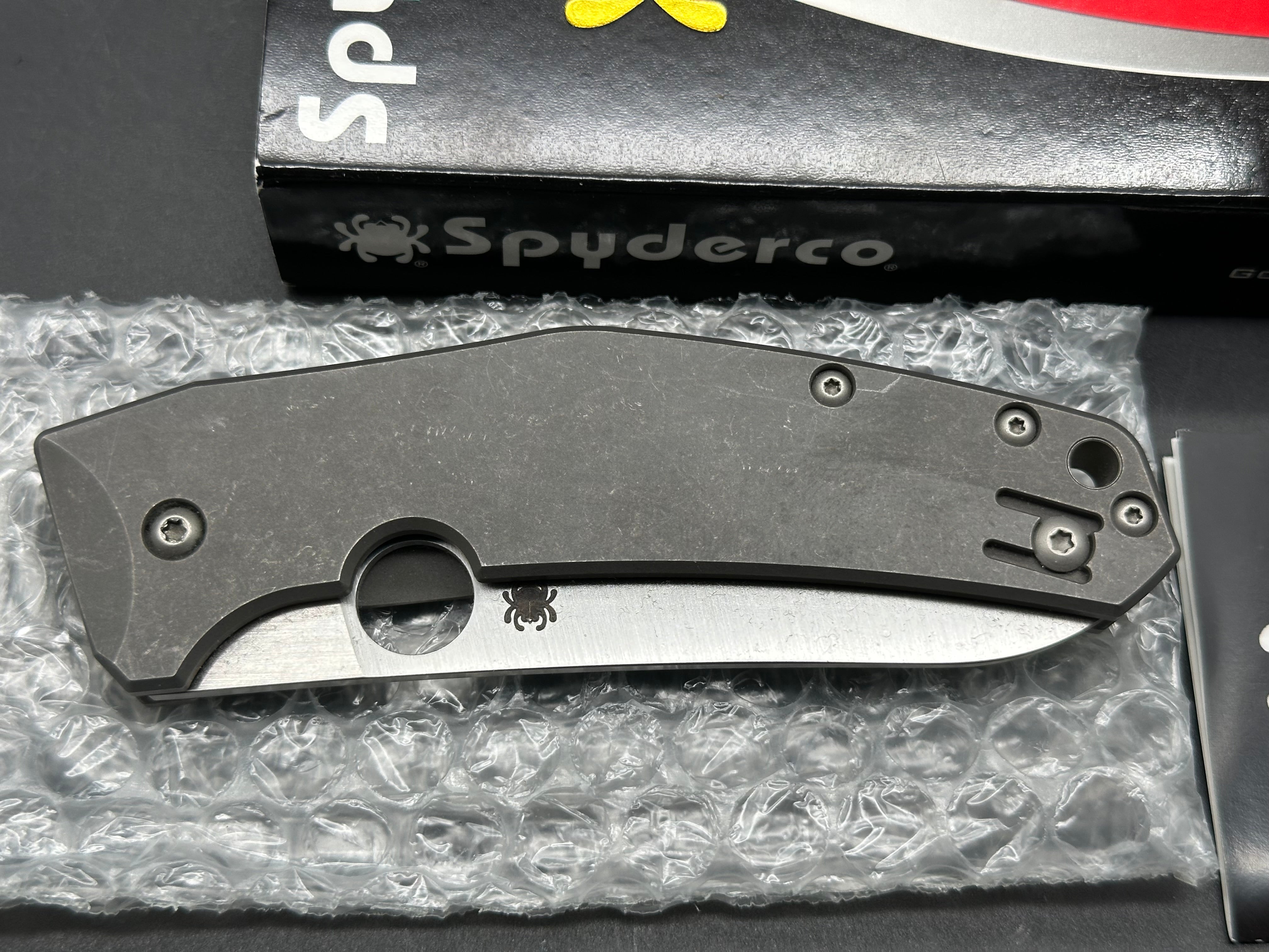 SPYDERCO SPYDIECHEF GRAY Ti LC200N blade
