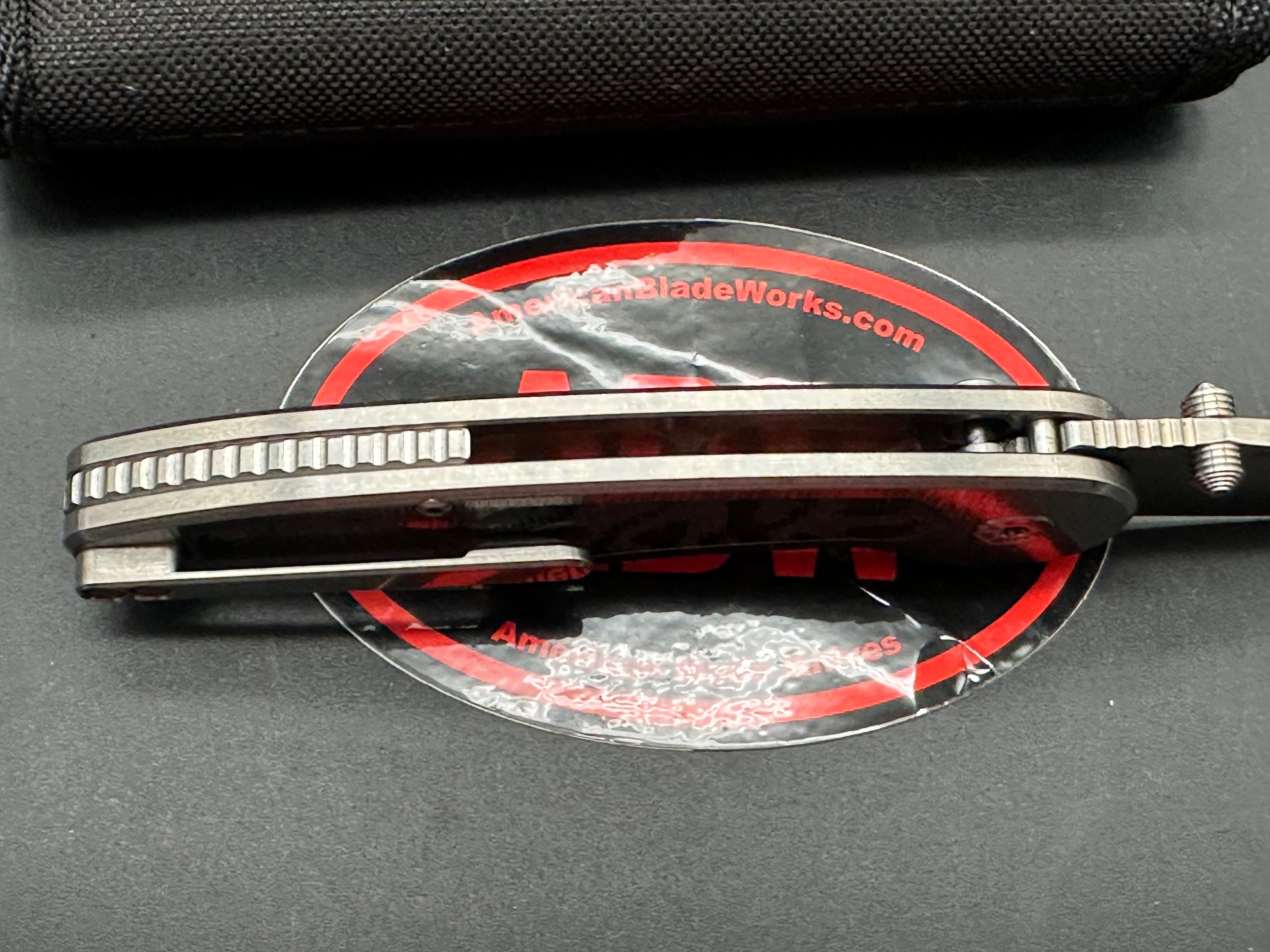 American Blade Works Model 1 Button Lock