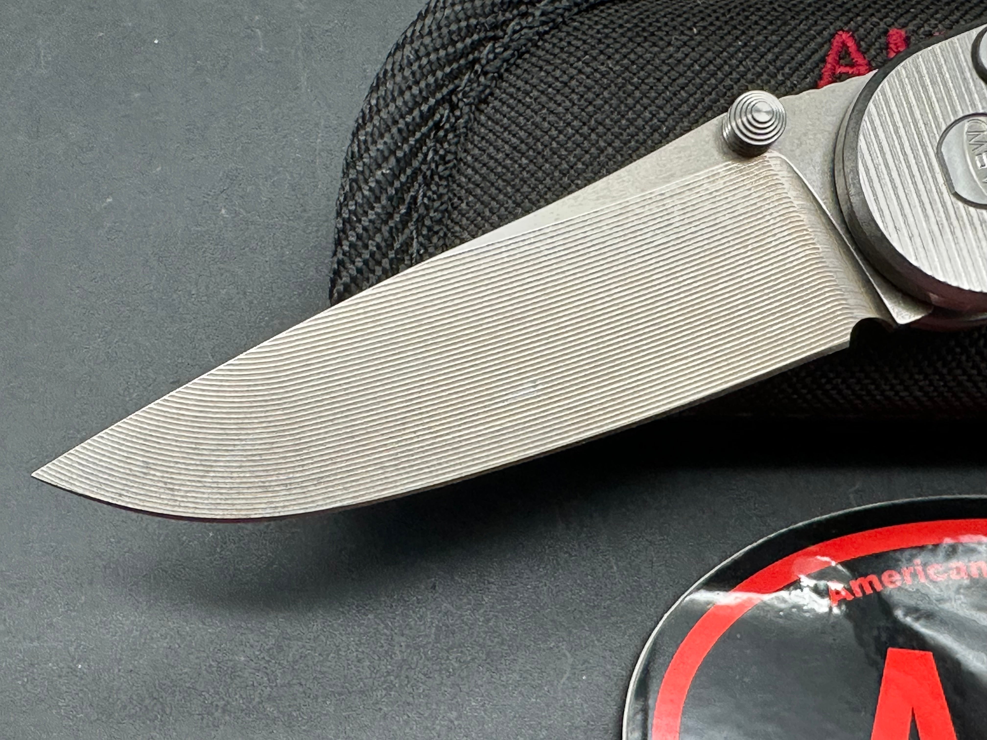 American Blade Works Model 1 Button Lock