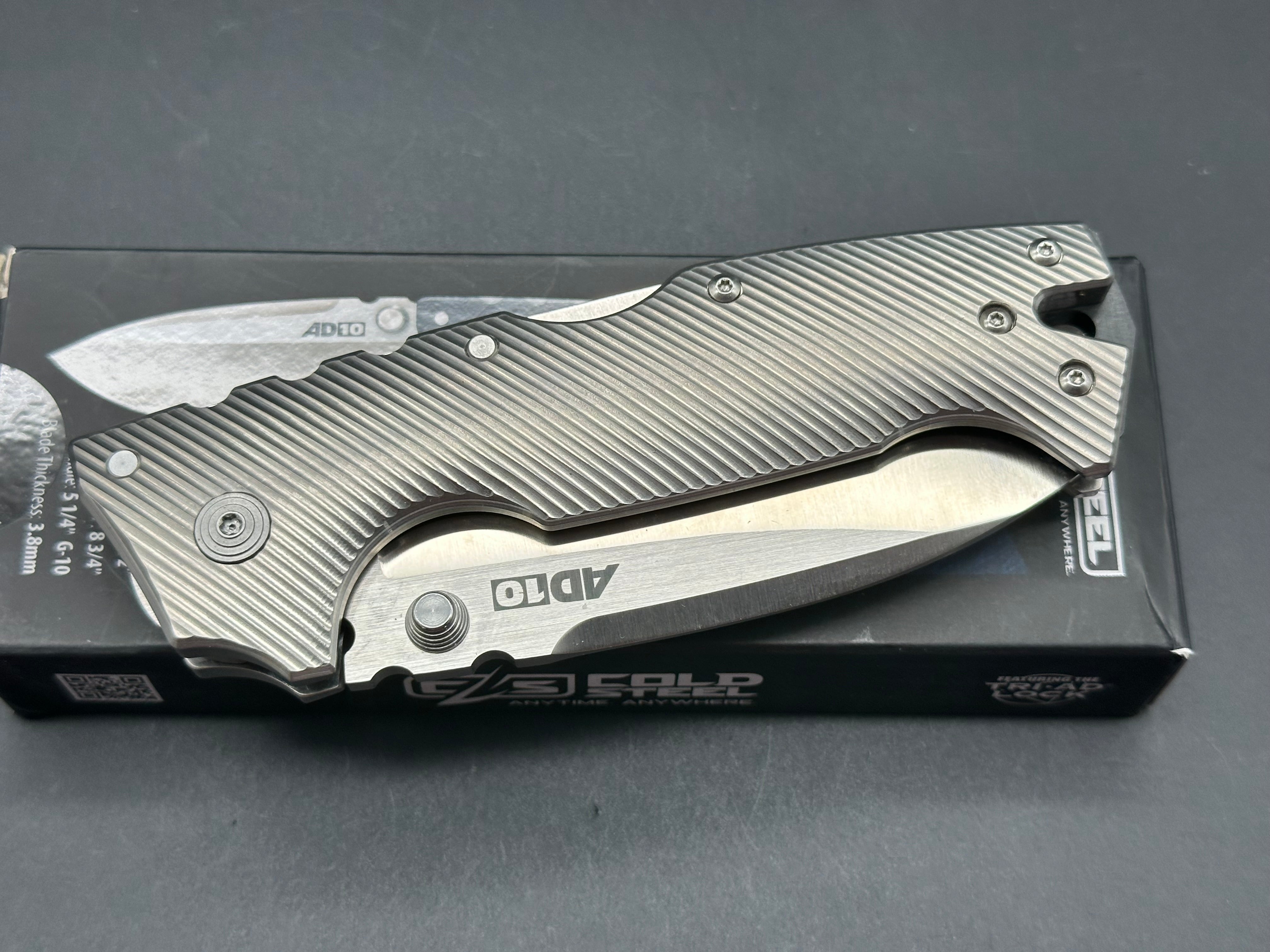 Cold Steel AD-10 w/OG Titanium scales S35VN