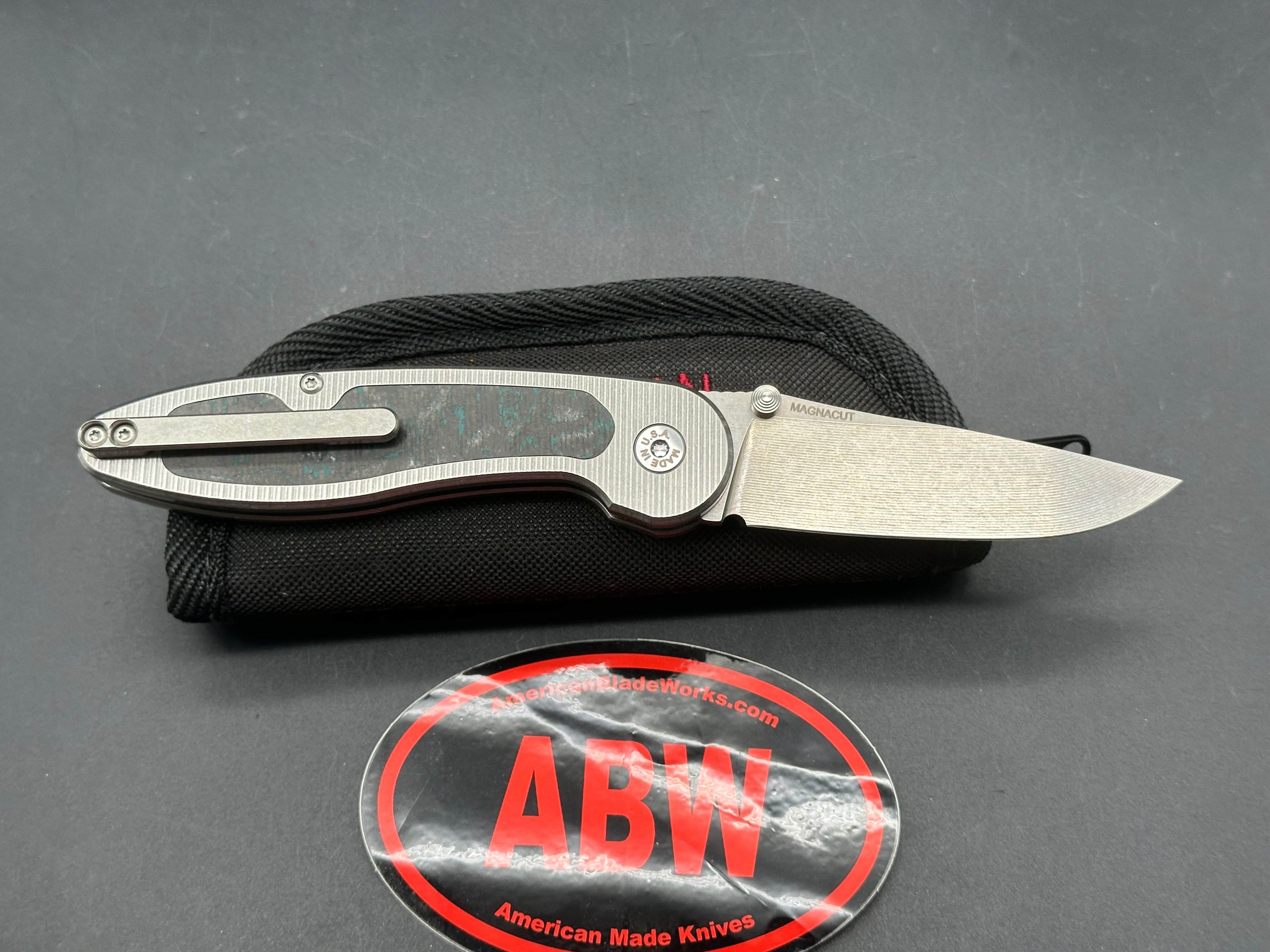 American Blade Works  Model 1 Button Lock