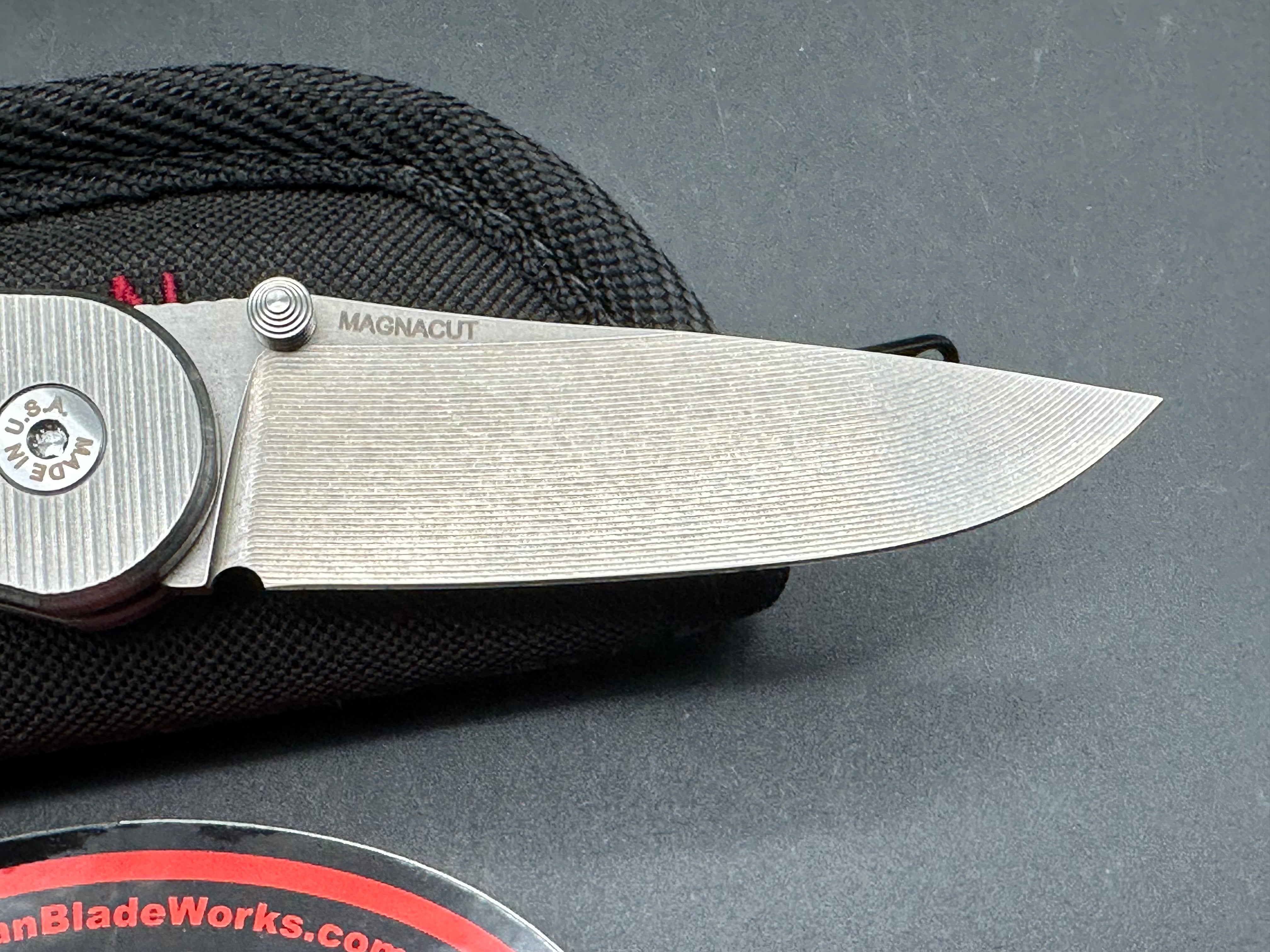 American Blade Works Model 1 Button Lock
