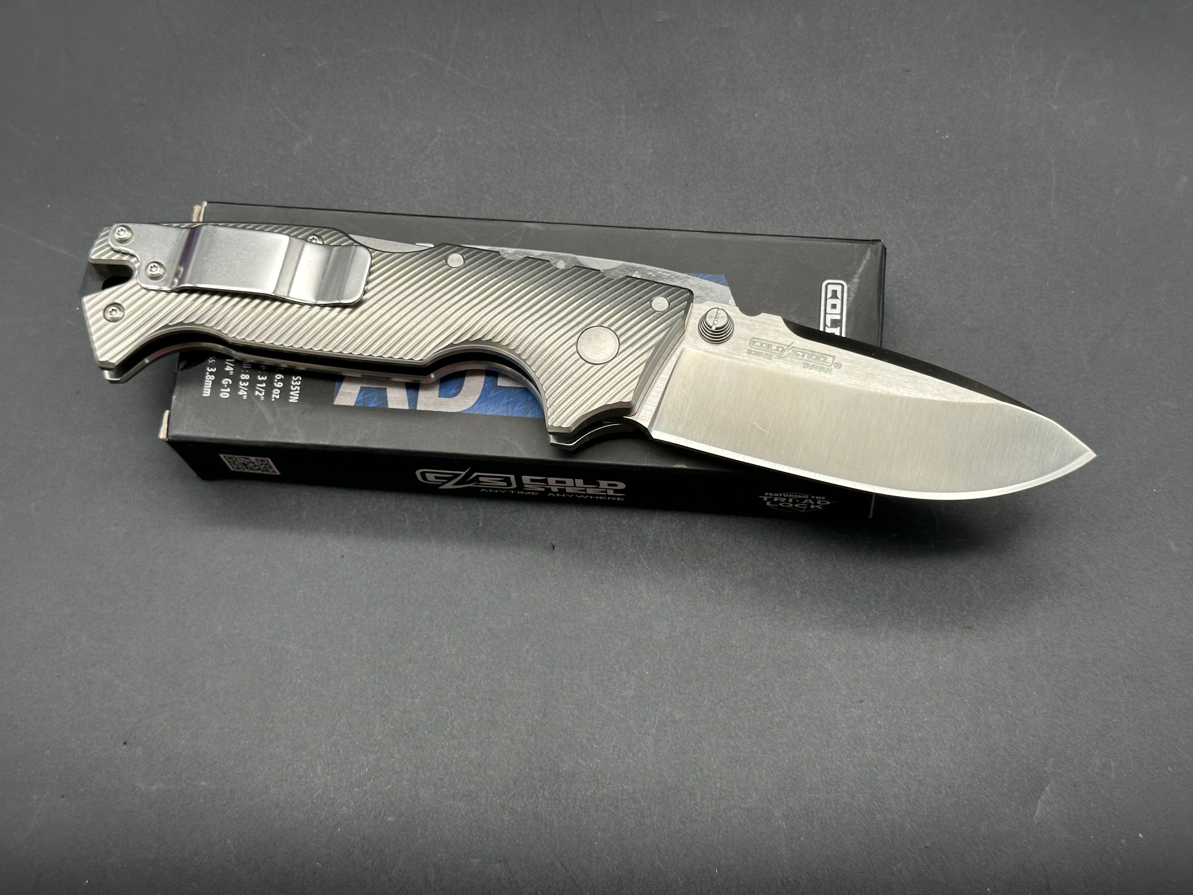 Cold Steel AD-10 w/OG Titanium scales S35VN