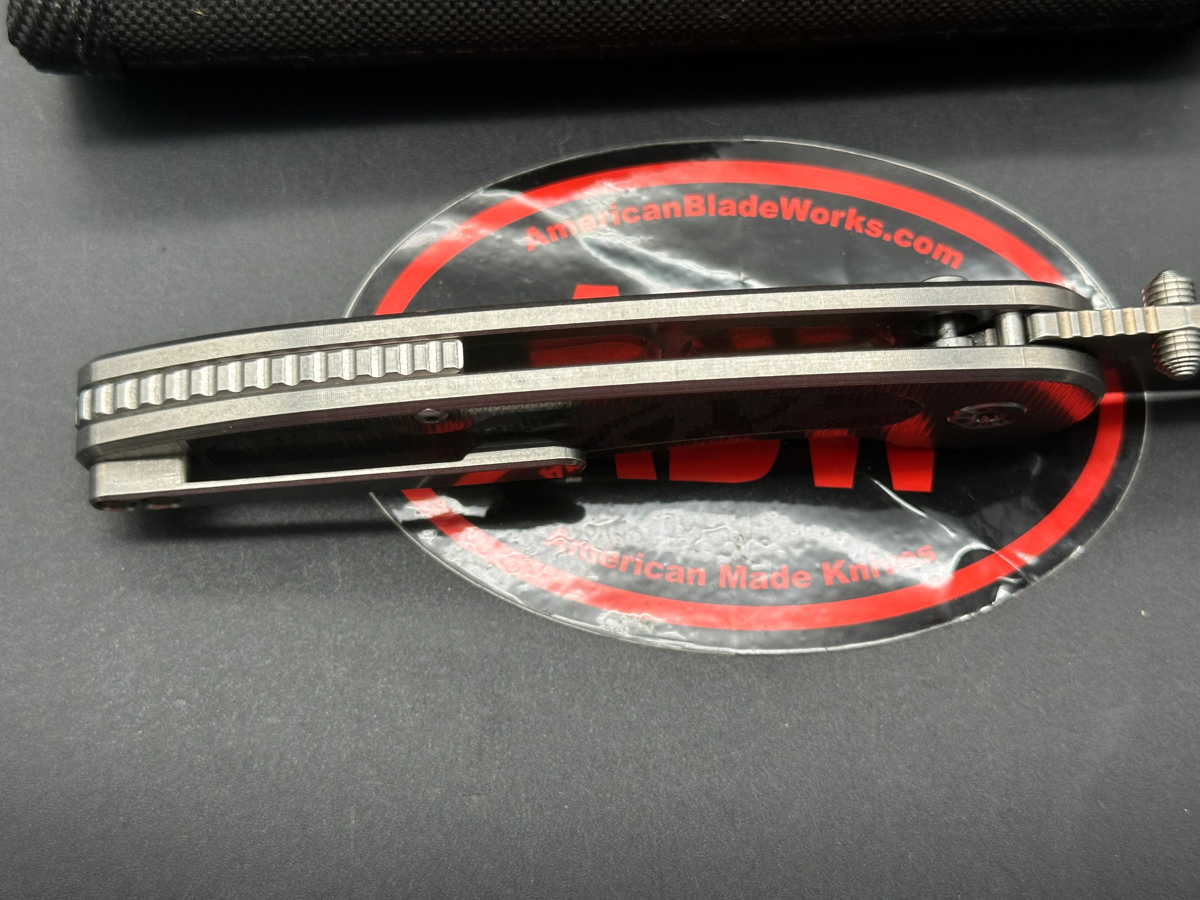 American Blade Works Model 1 Button Lock