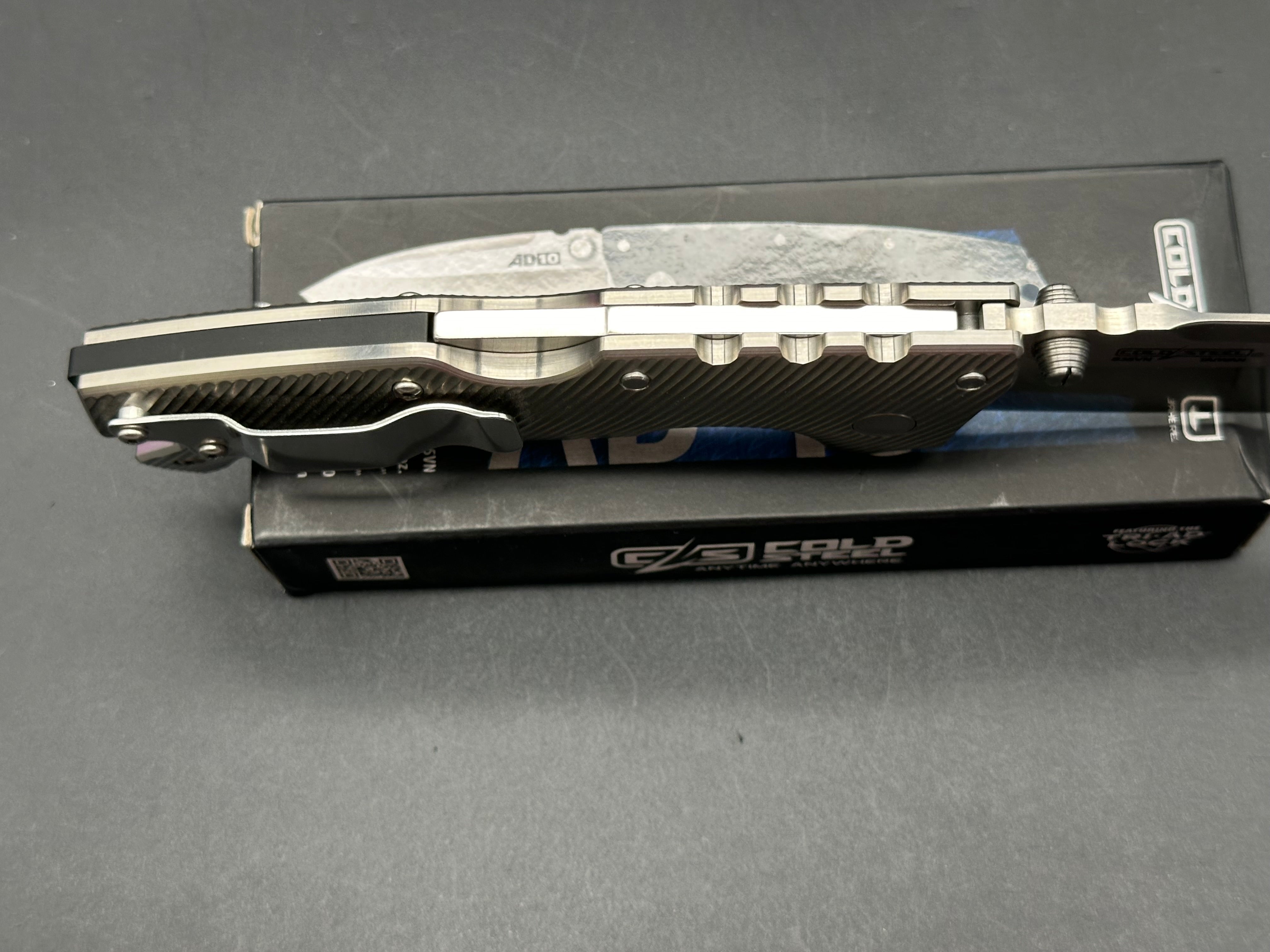 Cold Steel AD-10 w/OG Titanium scales S35VN