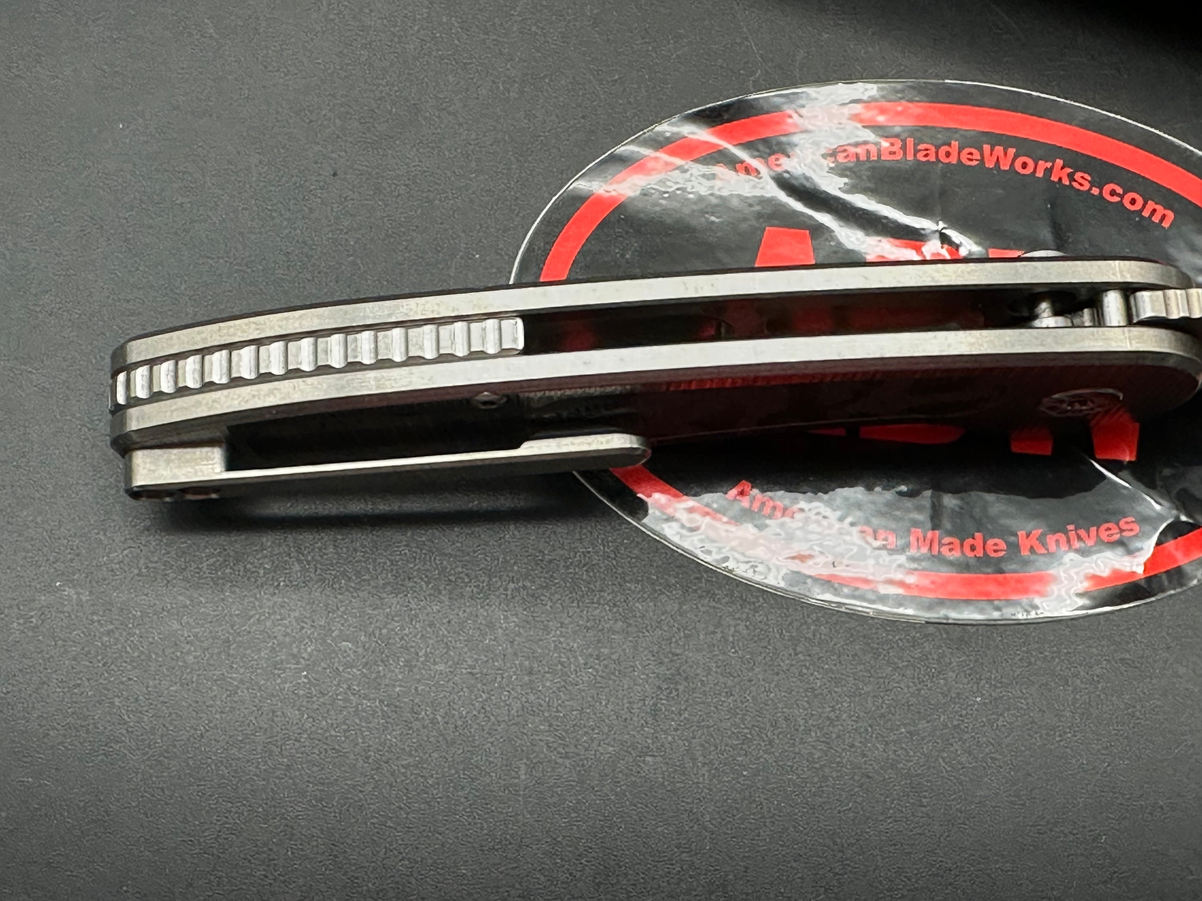 American Blade Works Model 1 Button Lock