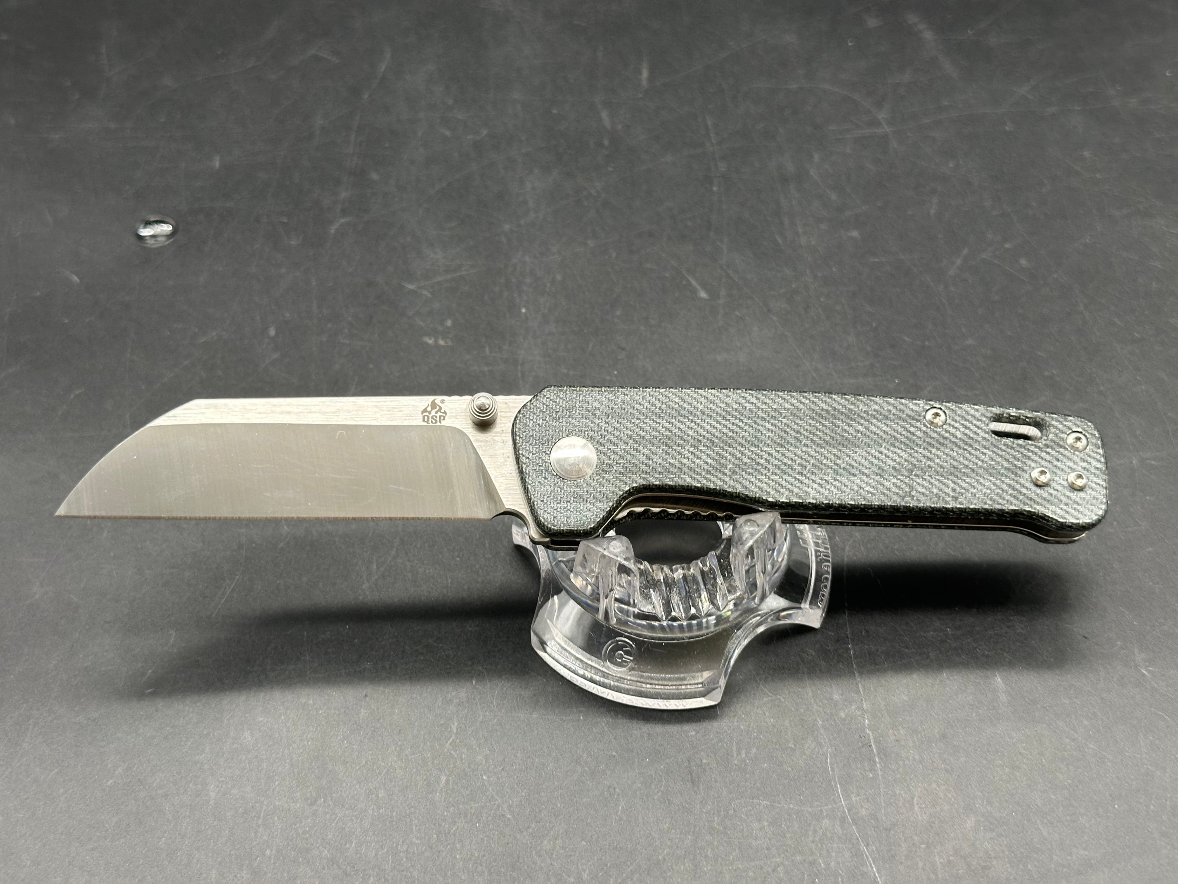 QSP Penguin - Denim Micarta w/ S35VN