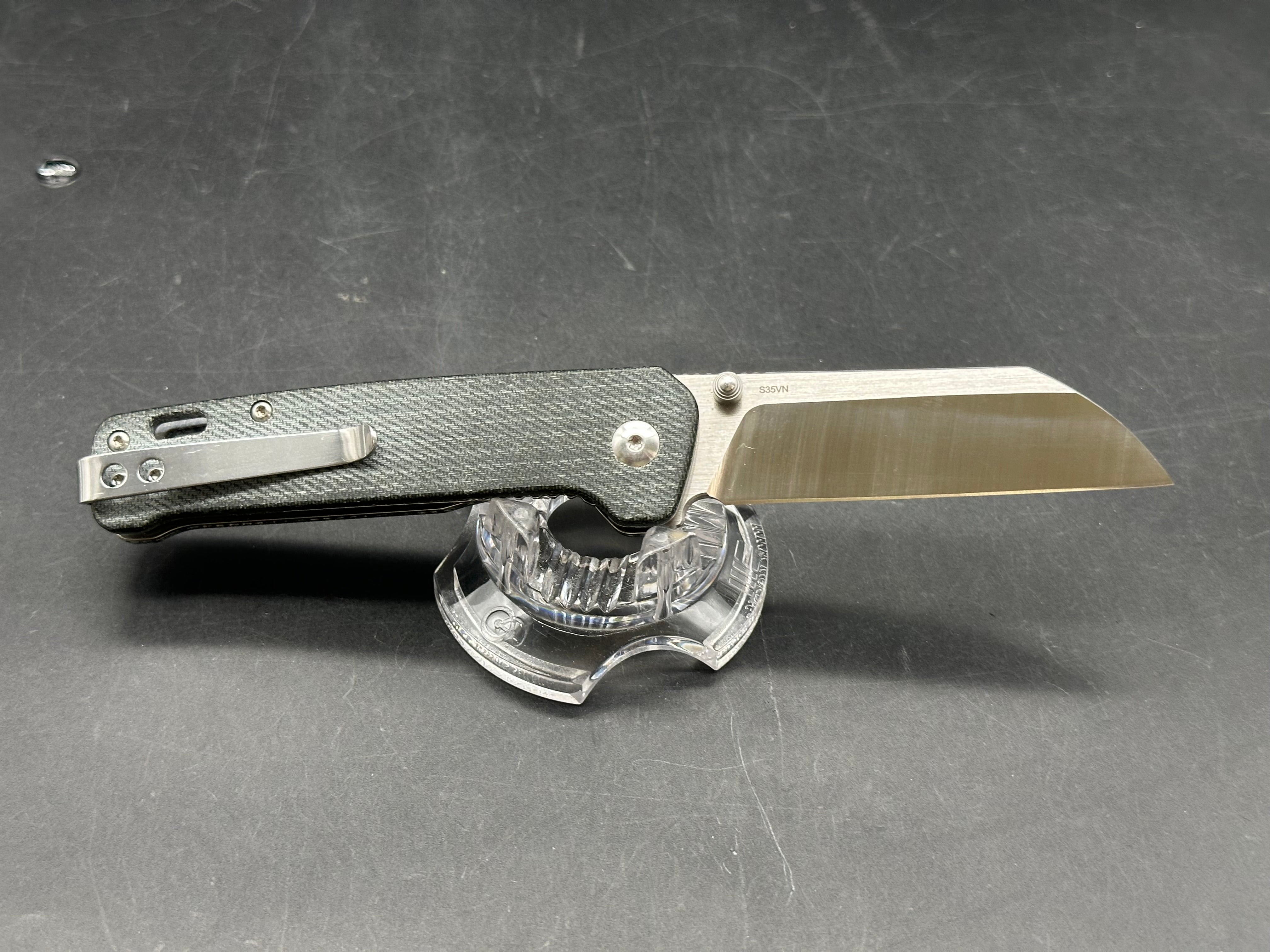 QSP Penguin - Denim Micarta w/ S35VN