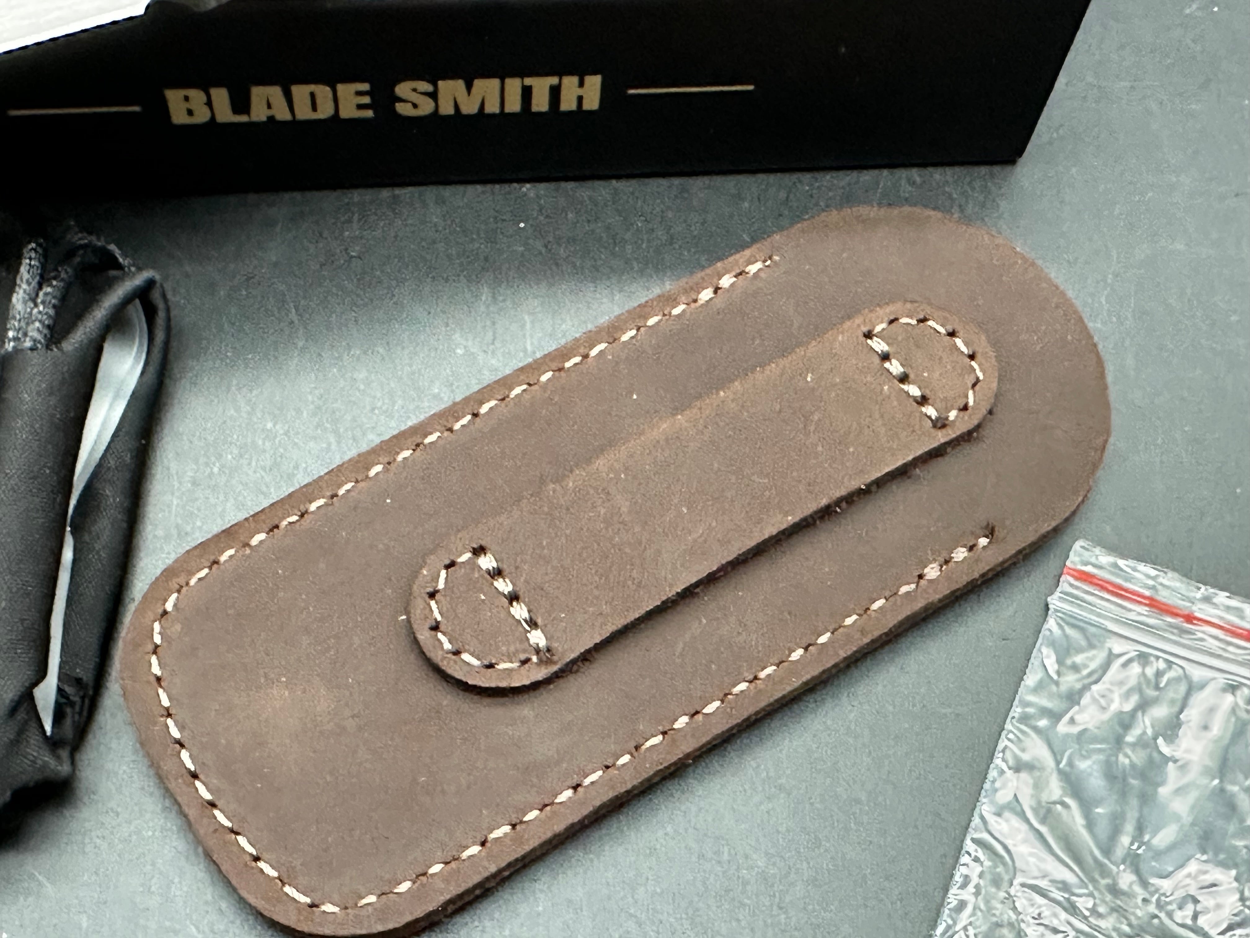 KIZER TRESTLE PEARL TITANIUM HANDLE S45VN CLIP POINT PLAIN EDGE