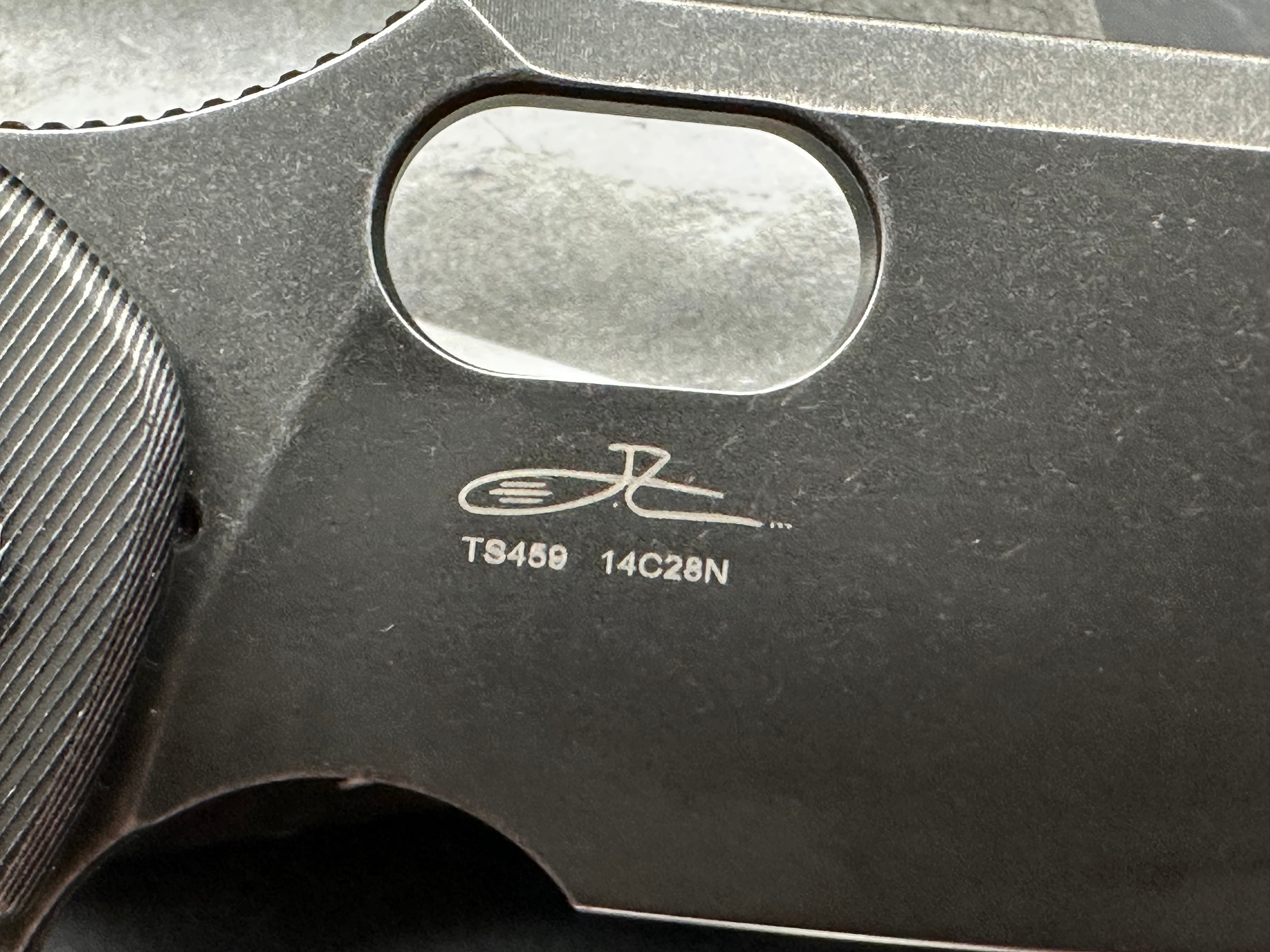 TWOSUN TS459-BLACK BLACK TITANIUM HANDLE 14C28N