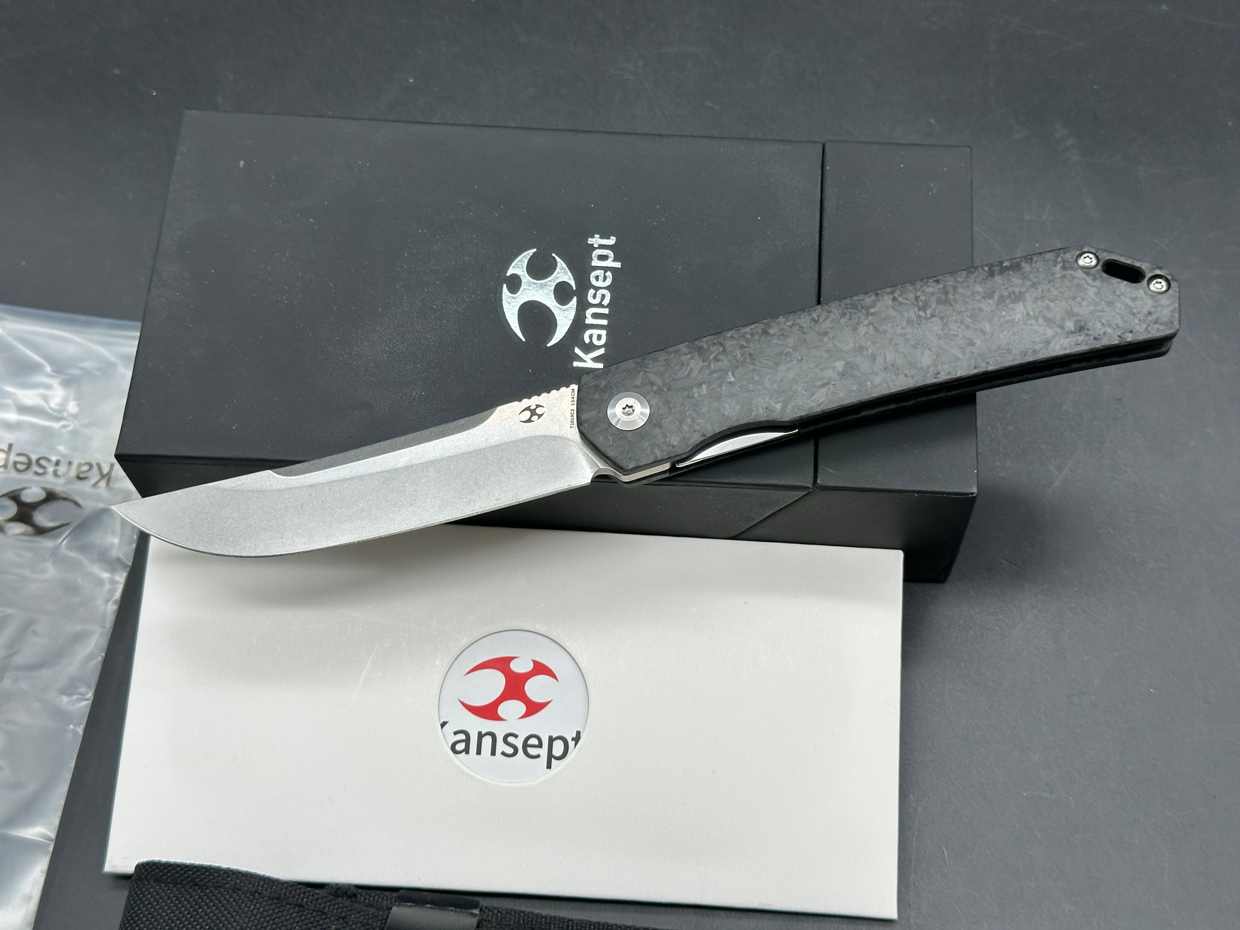 Kansept Hazakura - Blk Carbon Fiber (3.54" 154CM)