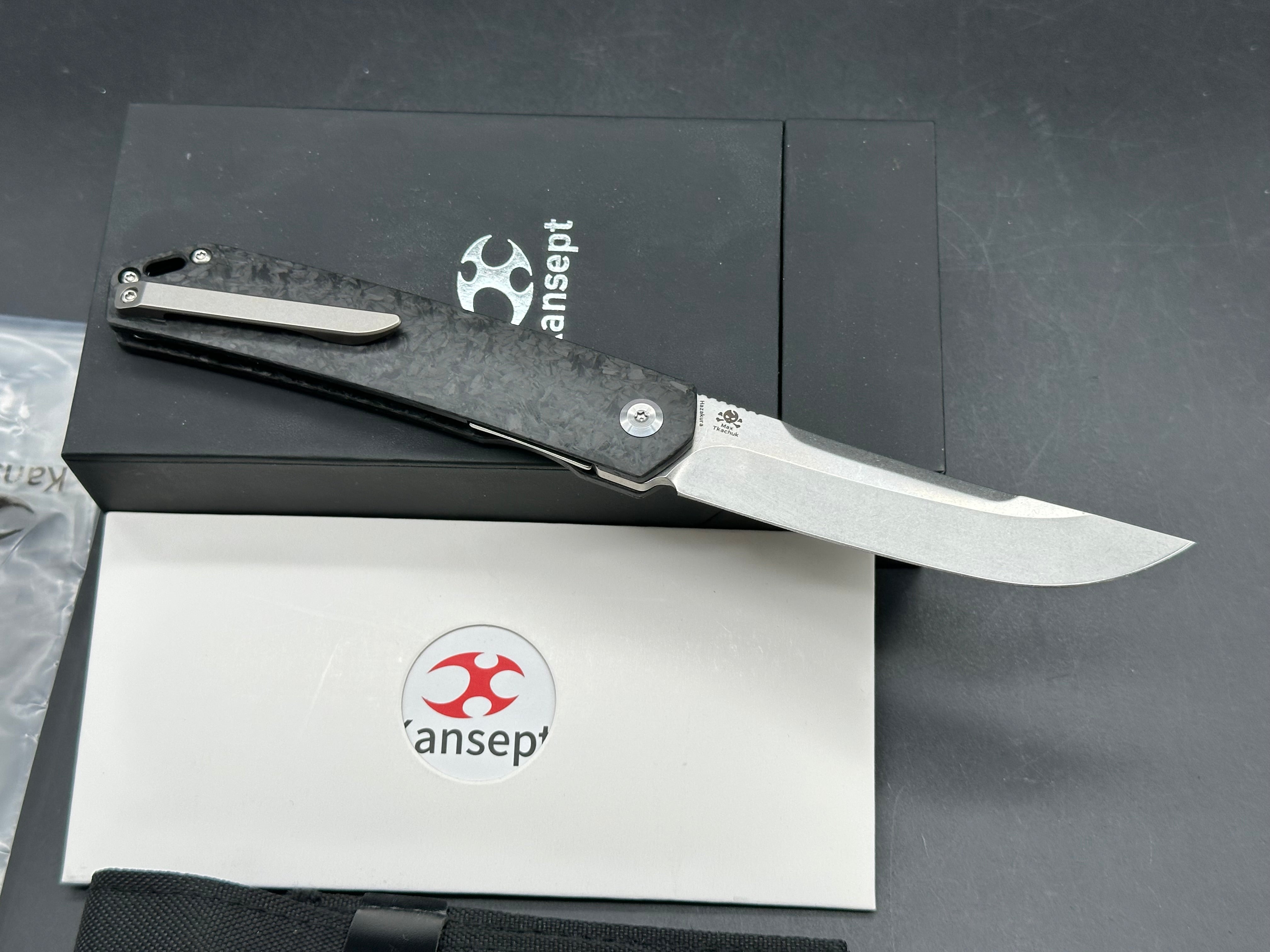 Kansept Hazakura - Blk Carbon Fiber (3.54" 154CM)