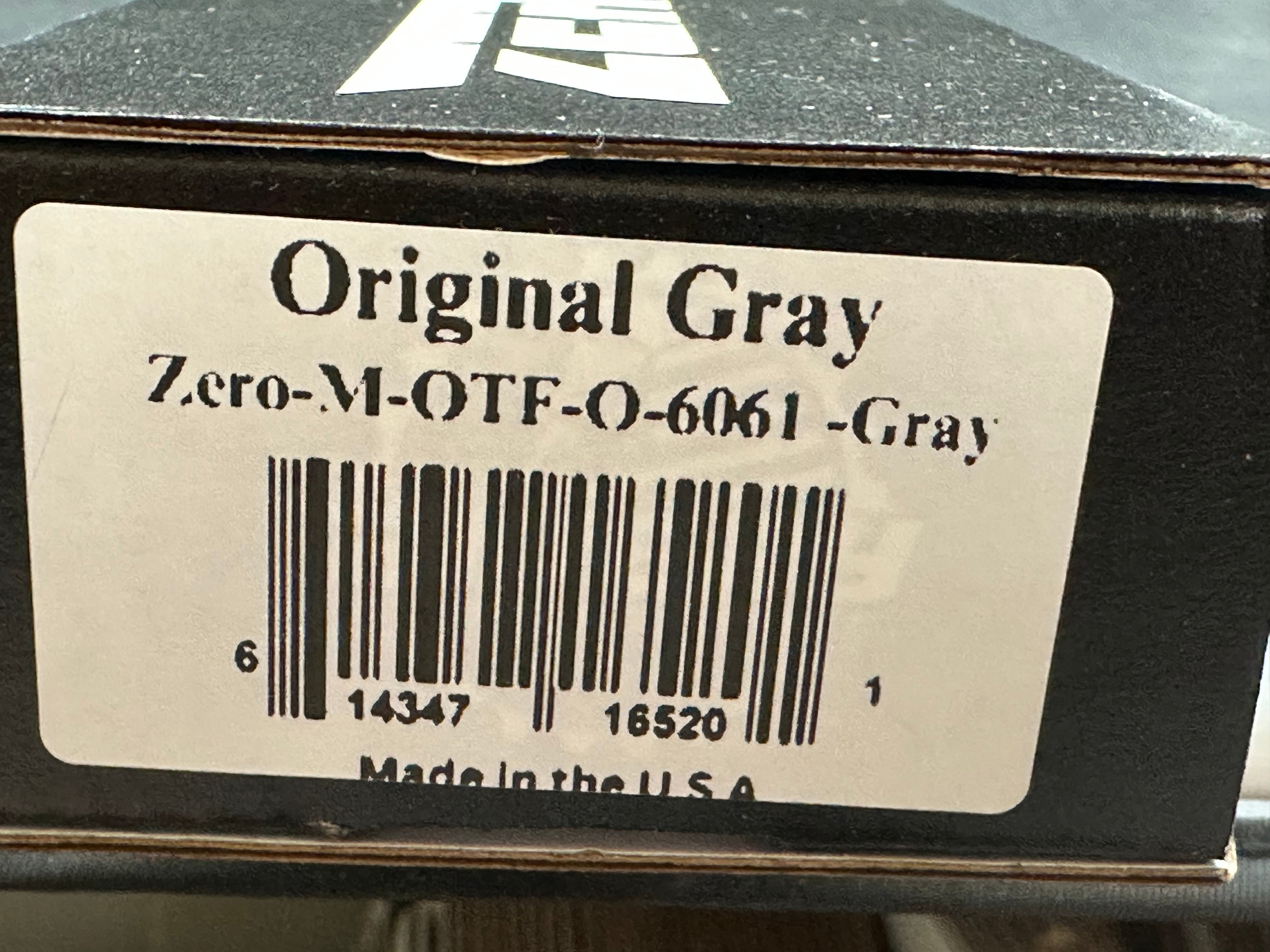Rivery ZERO Utility Knife Utility Steel with Original Pattern Gray Aluminum