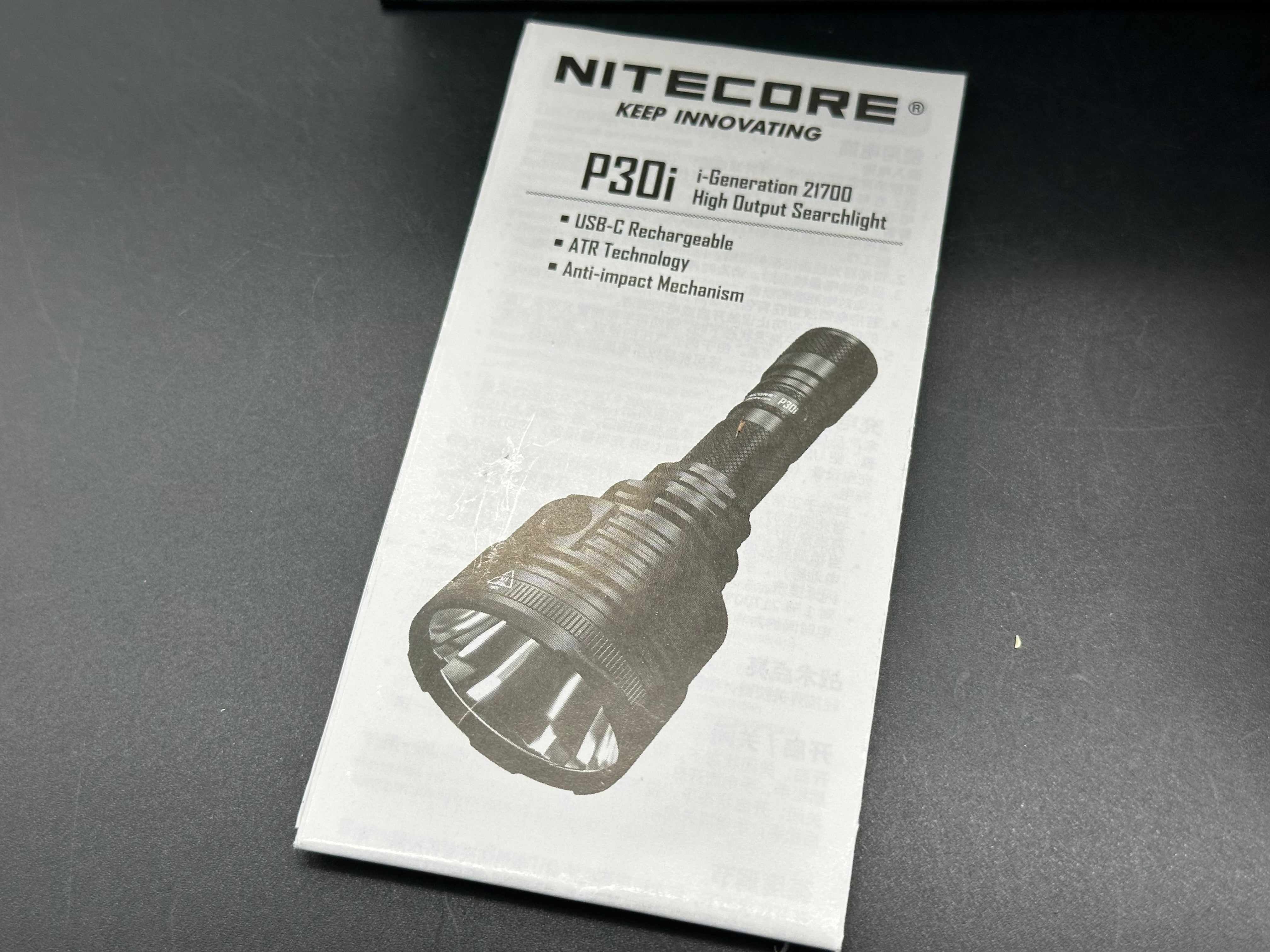 Nitecore P30i - 2000lm thrower flashlight