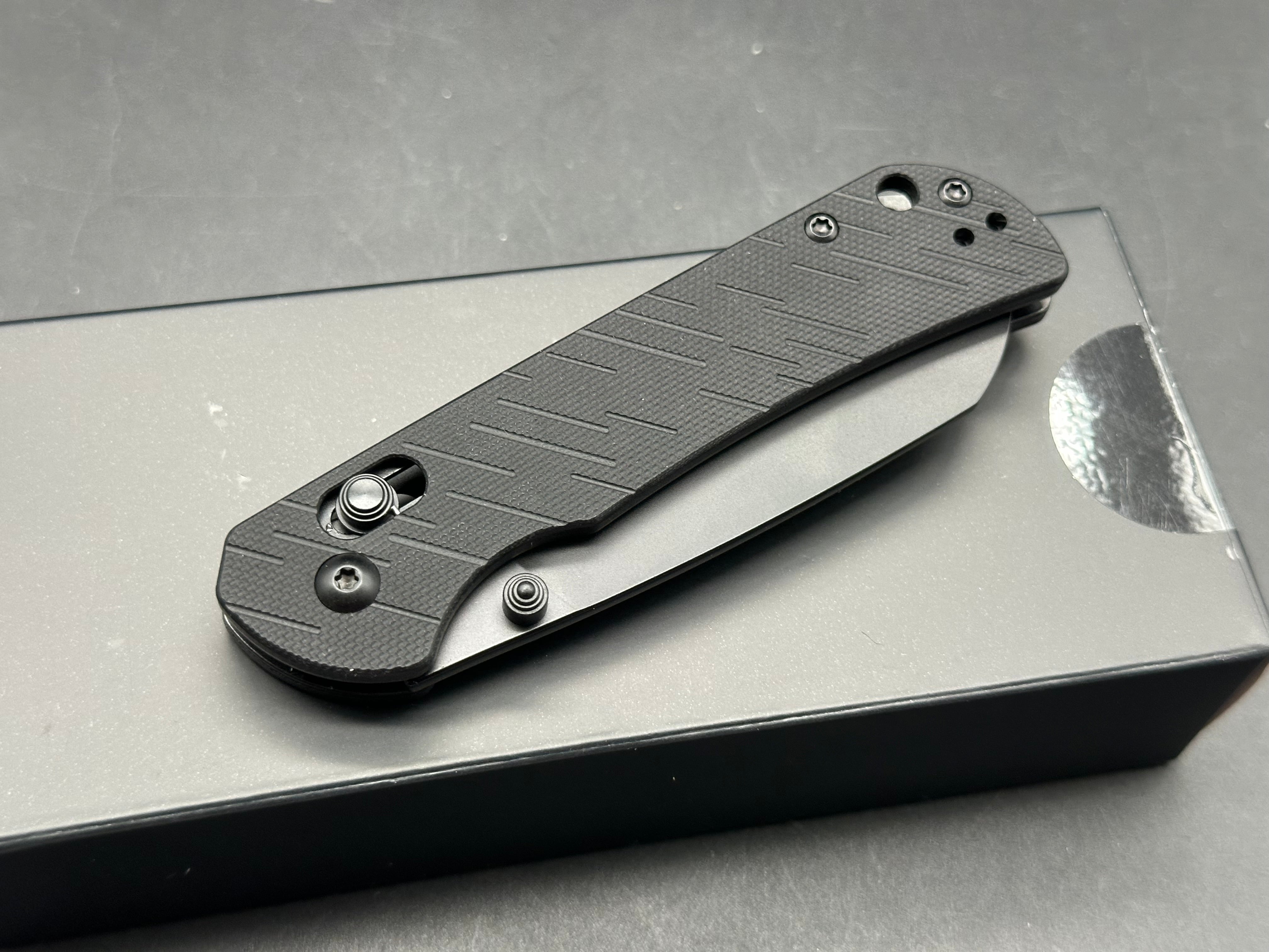 CJRB LYRID BLACK G10 HANDLE AR-RPM9 SHEEPSFOOT BLADE
