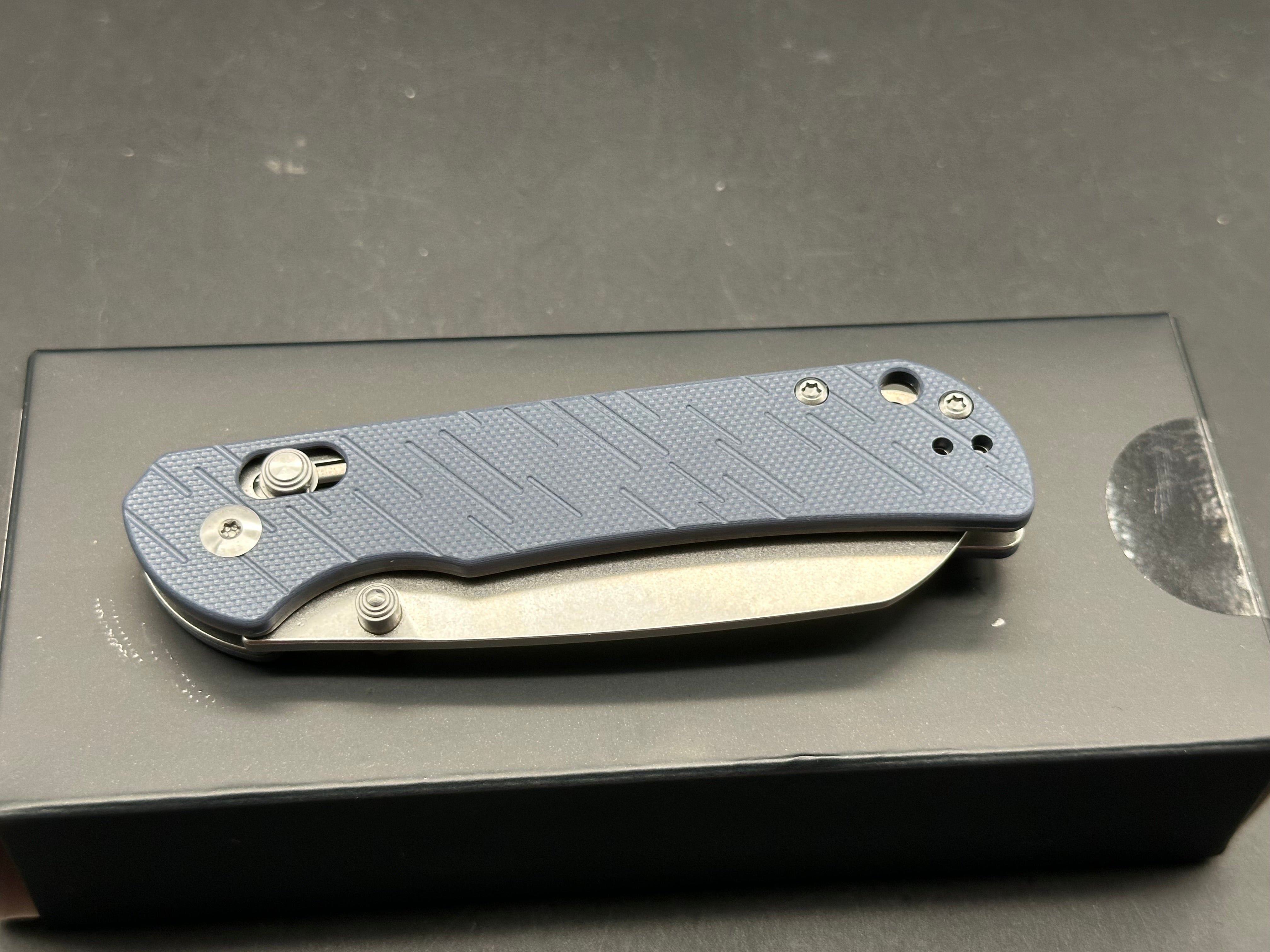 CJRB LYRID GREY G10 HANDLE AR-RPM9 SHEEPSFOOT BLADE