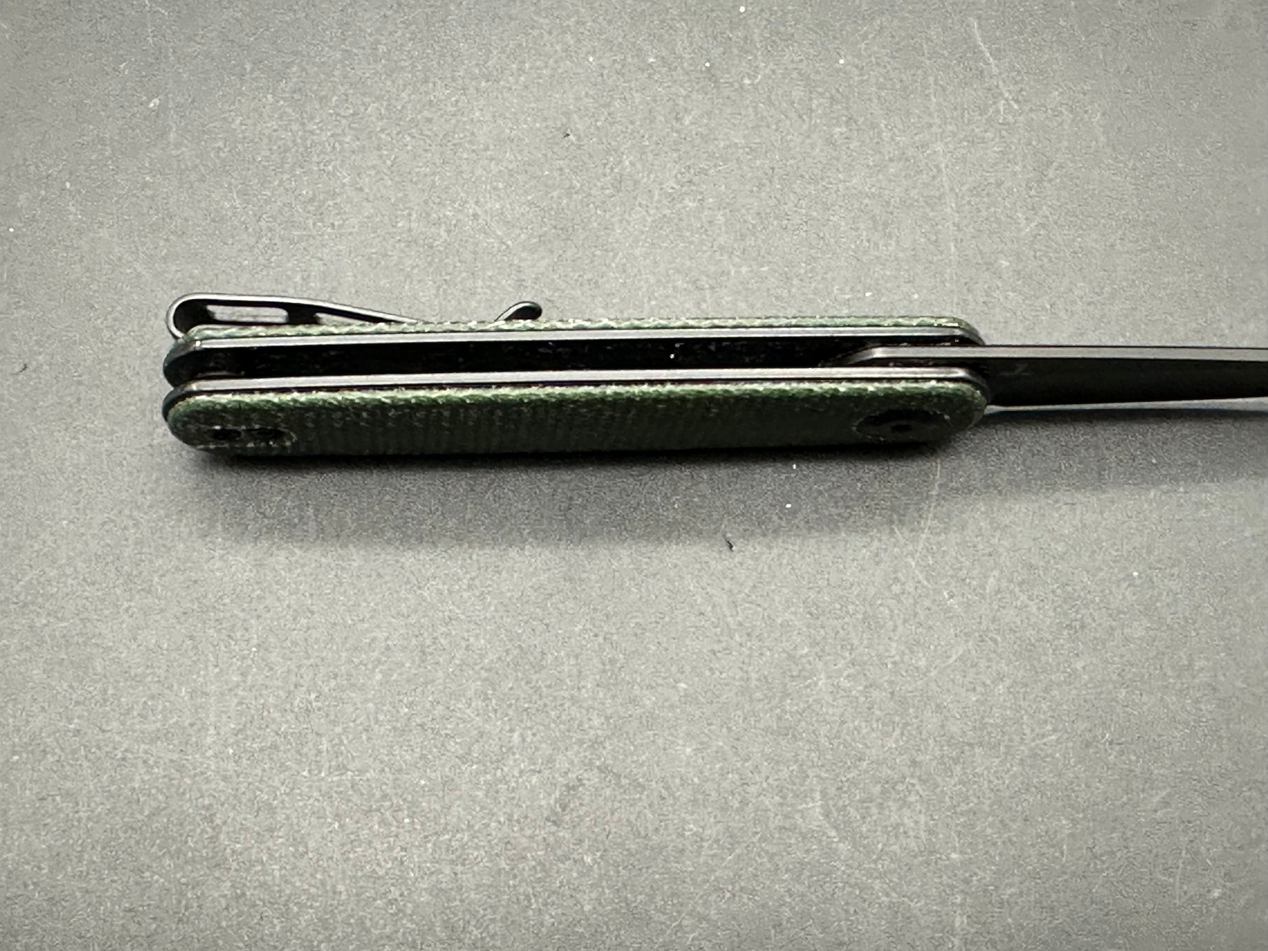 CIVIVI Lumi Top Flipper Dark Green Micarta C20024-1 (2.56" 14C28N black blade)