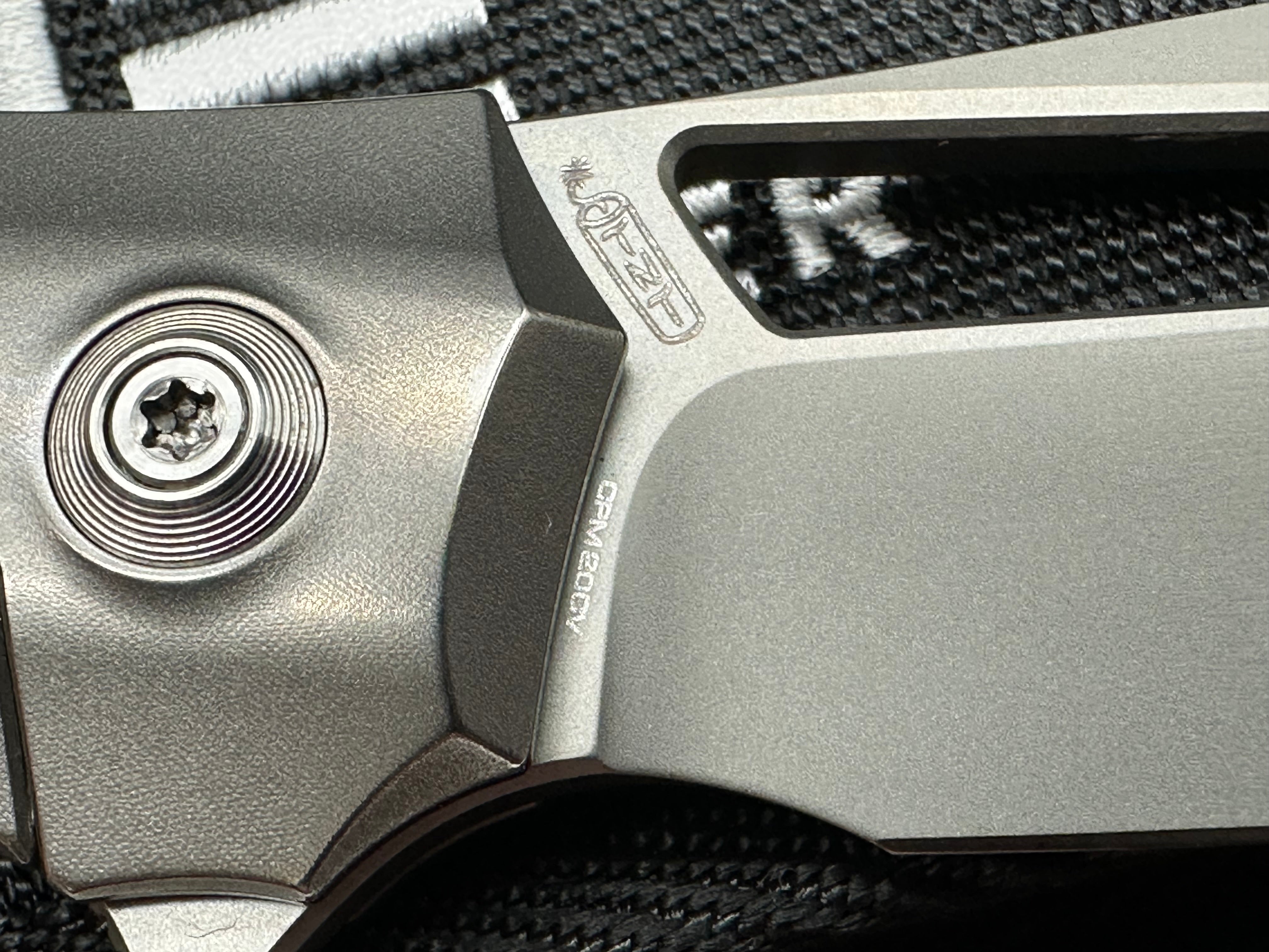 WE Knife Co. Ignio Frame Lock Knife Polished Titanium (3.3" Bead Blast)