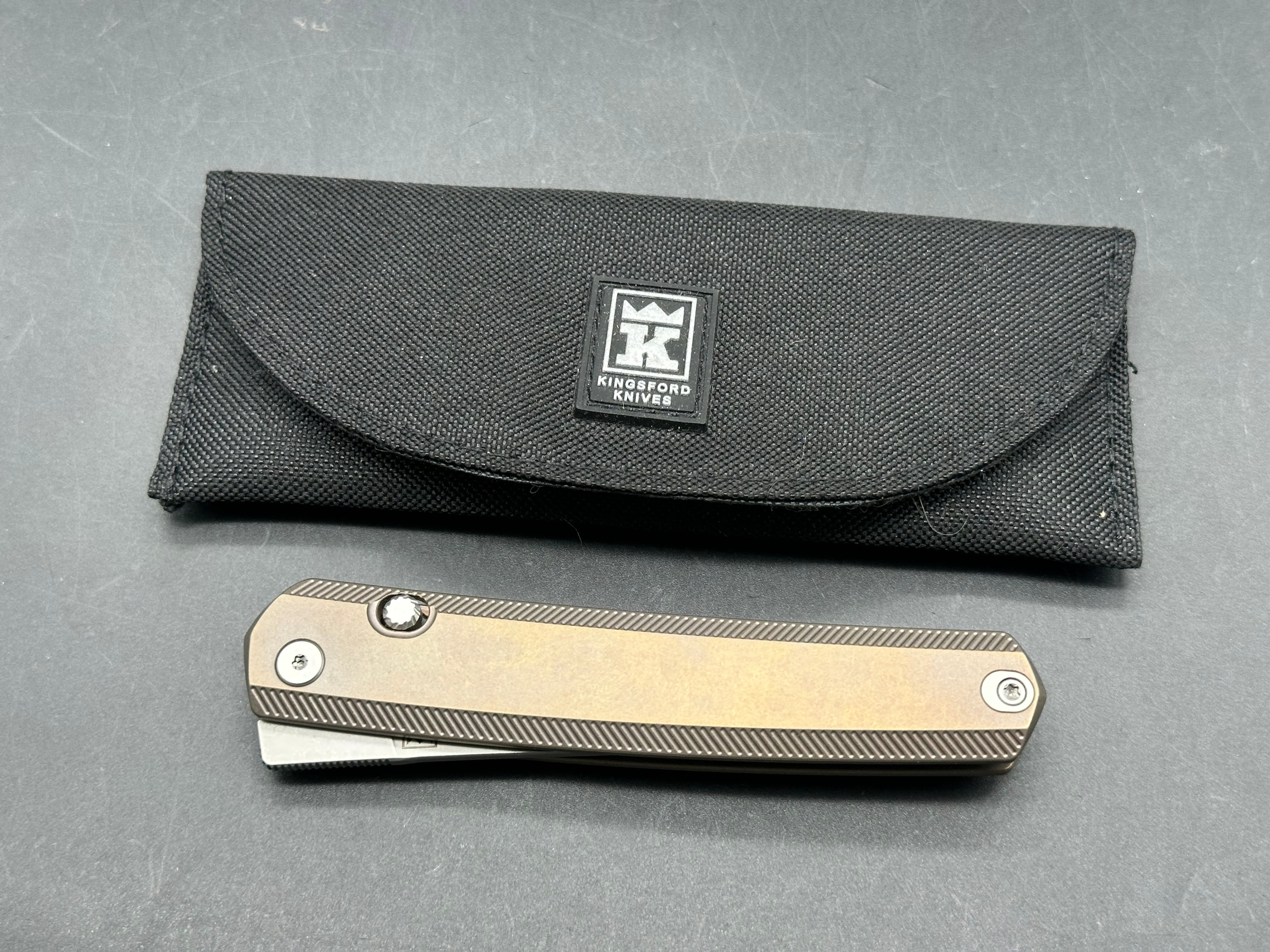 Kingsford KwaiKing Prototype titanium / M390 (Vosteed OEM)