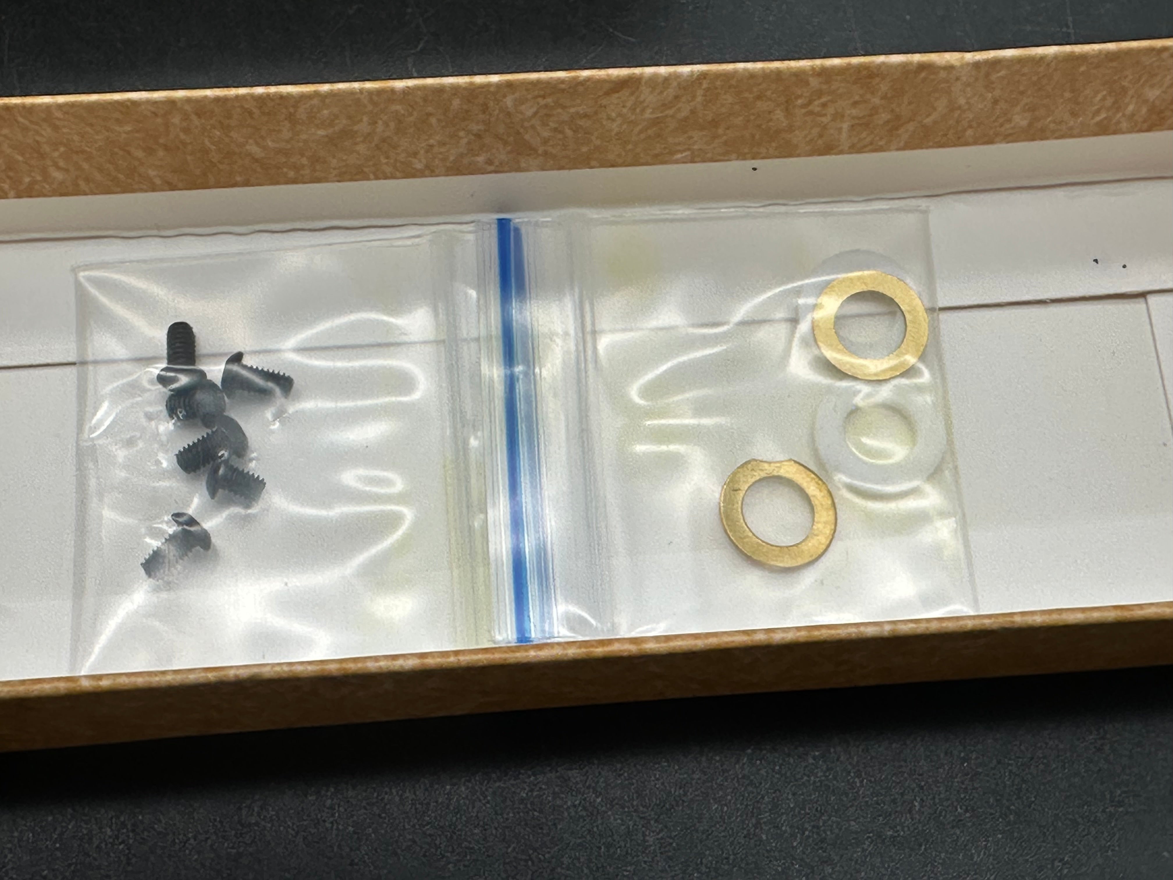 Petrified Fish PFP01 Beluga ,3.62" K110 Dyed blue G10