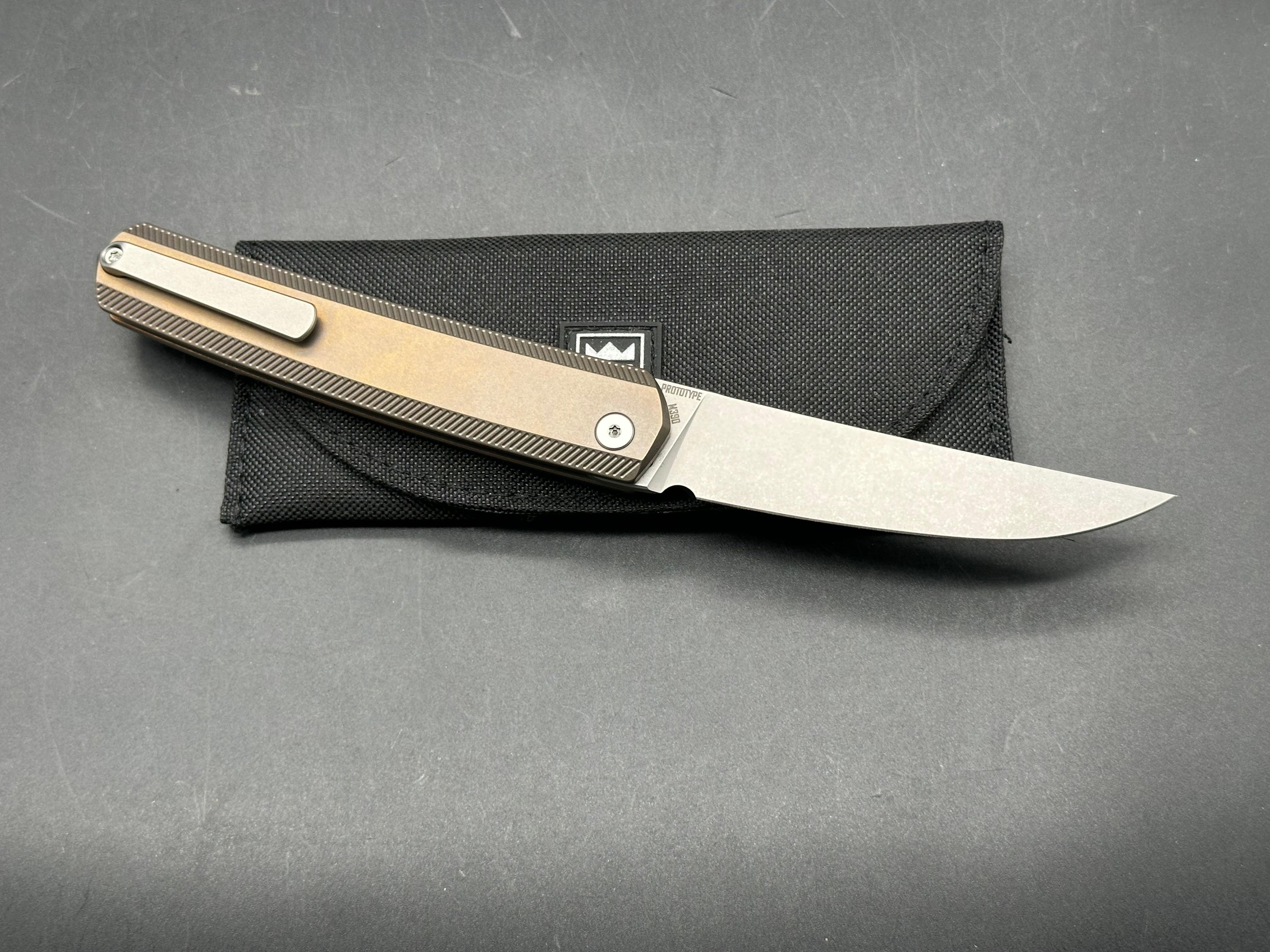 Kingsford KwaiKing Prototype titanium / M390 (Vosteed OEM)