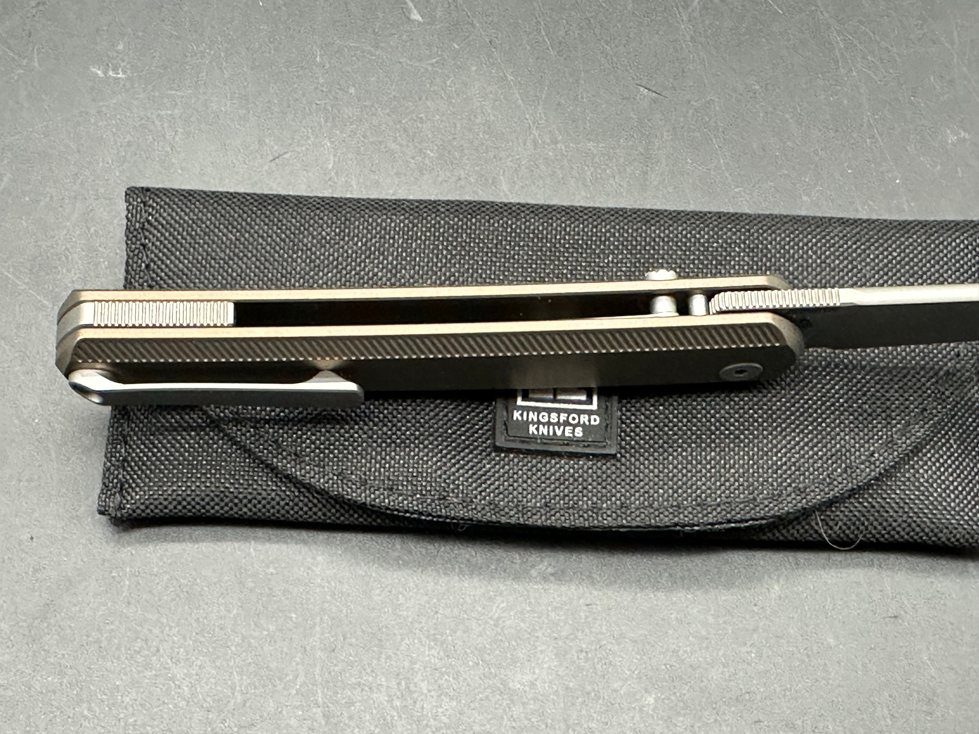 Kingsford KwaiKing Prototype titanium / M390 (Vosteed OEM)