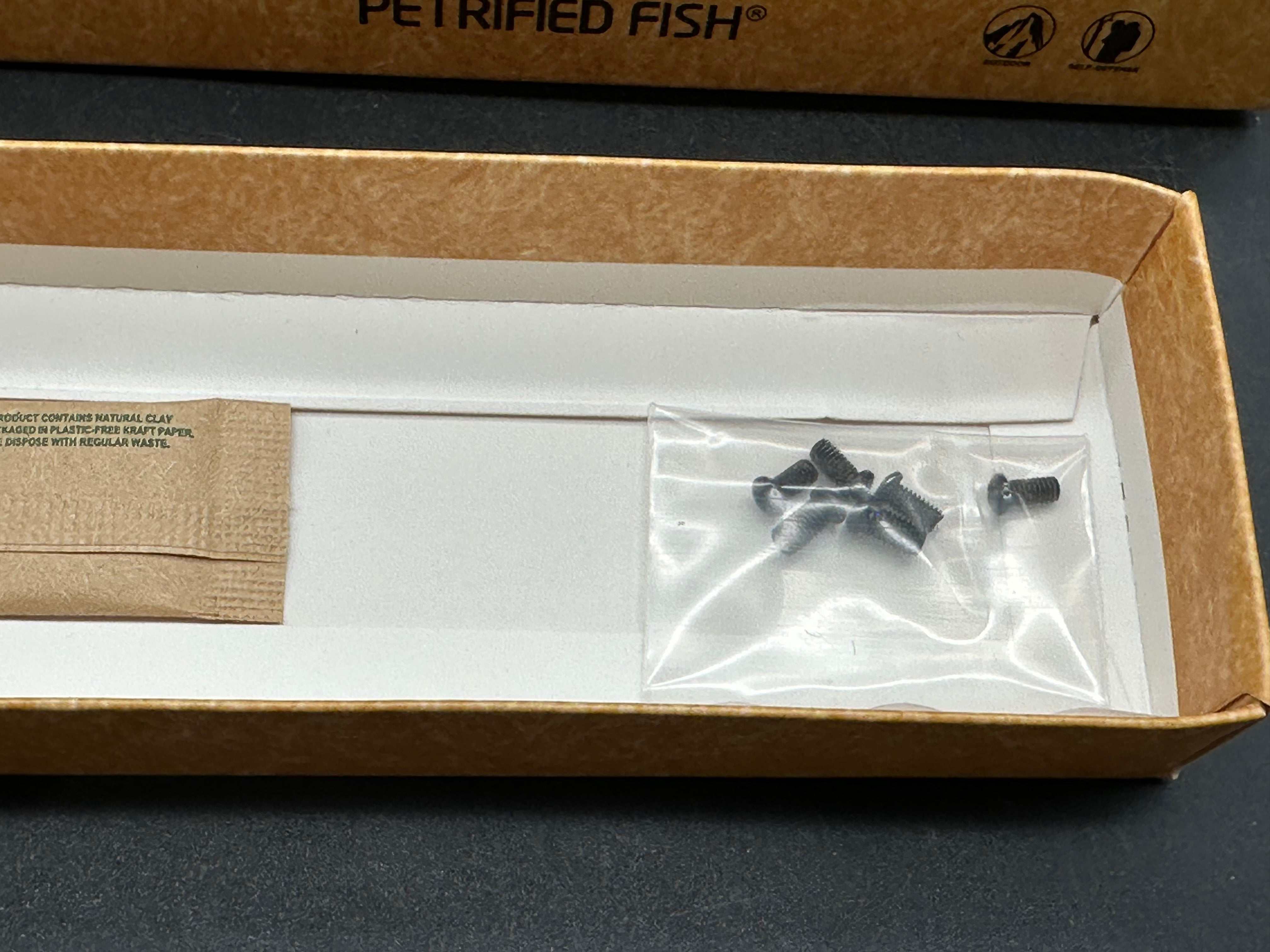 Petrified Fish PFB02 Loco 3.70" D2 Satin Blade G10 Handle Flipper Liner lock knife