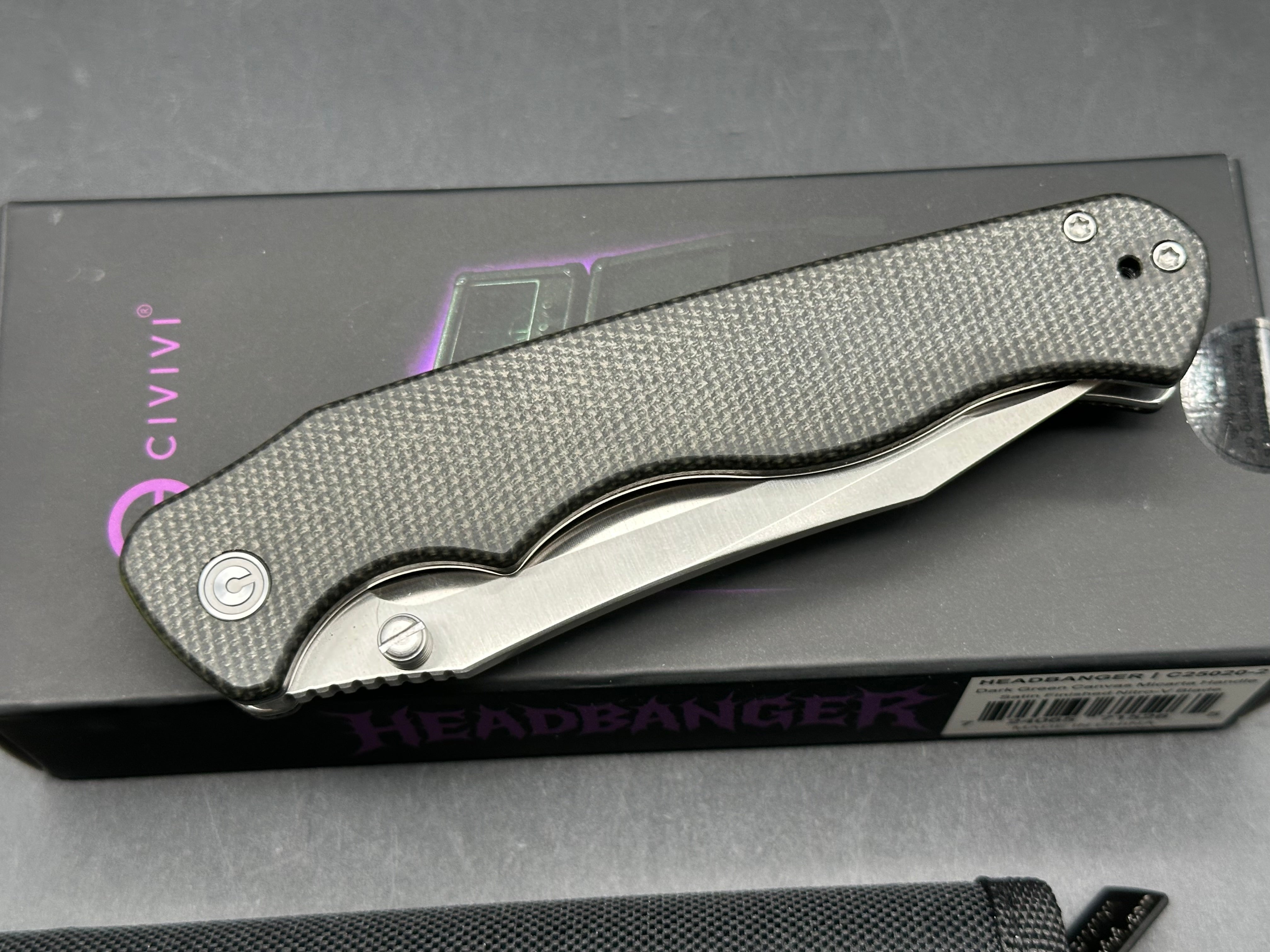 Civivi Headbanger Dark Green G10 / nitro V