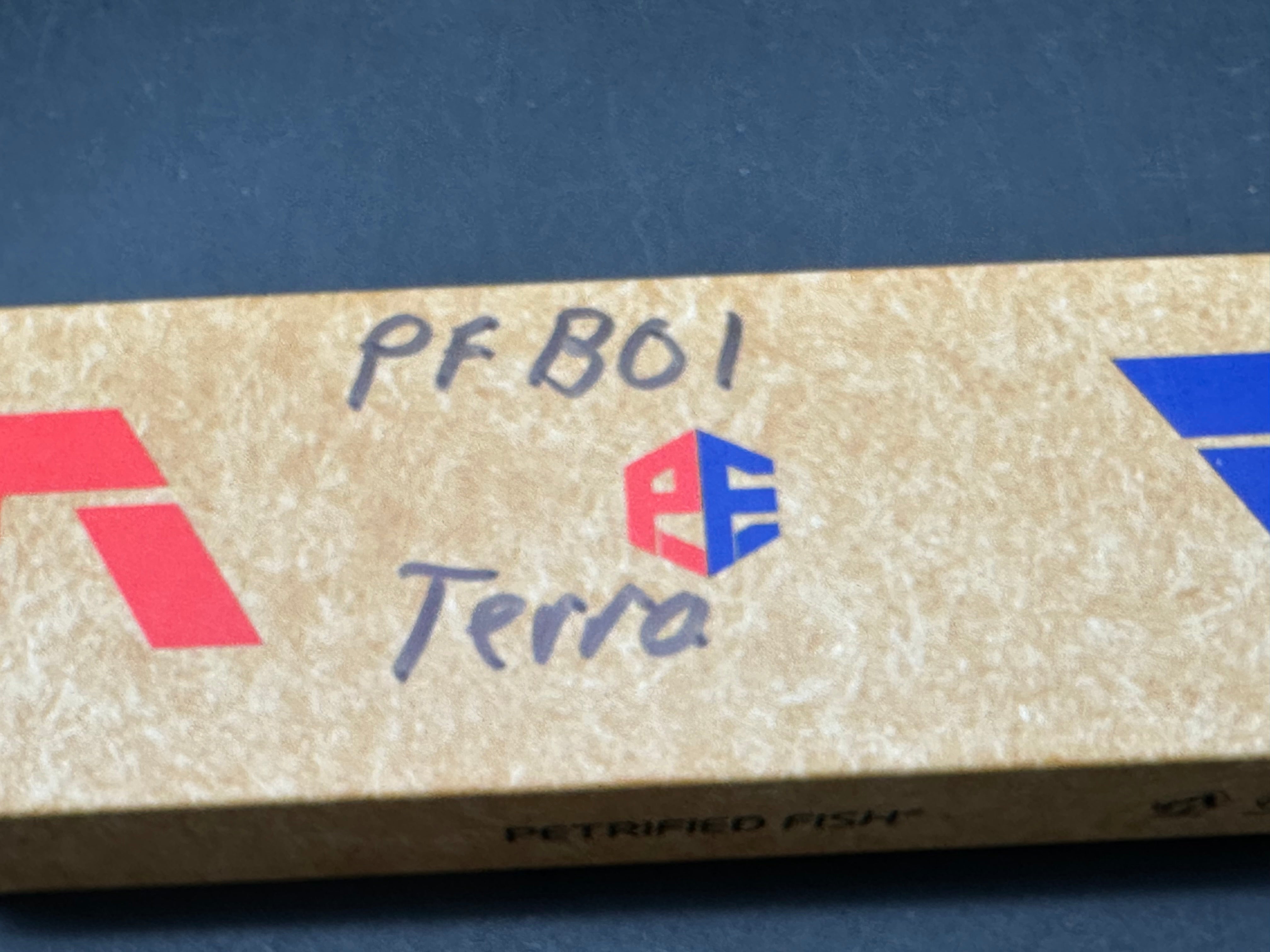 Petrified Fish PFB01 Terra 3.54" D2 Blade Micarta Handle