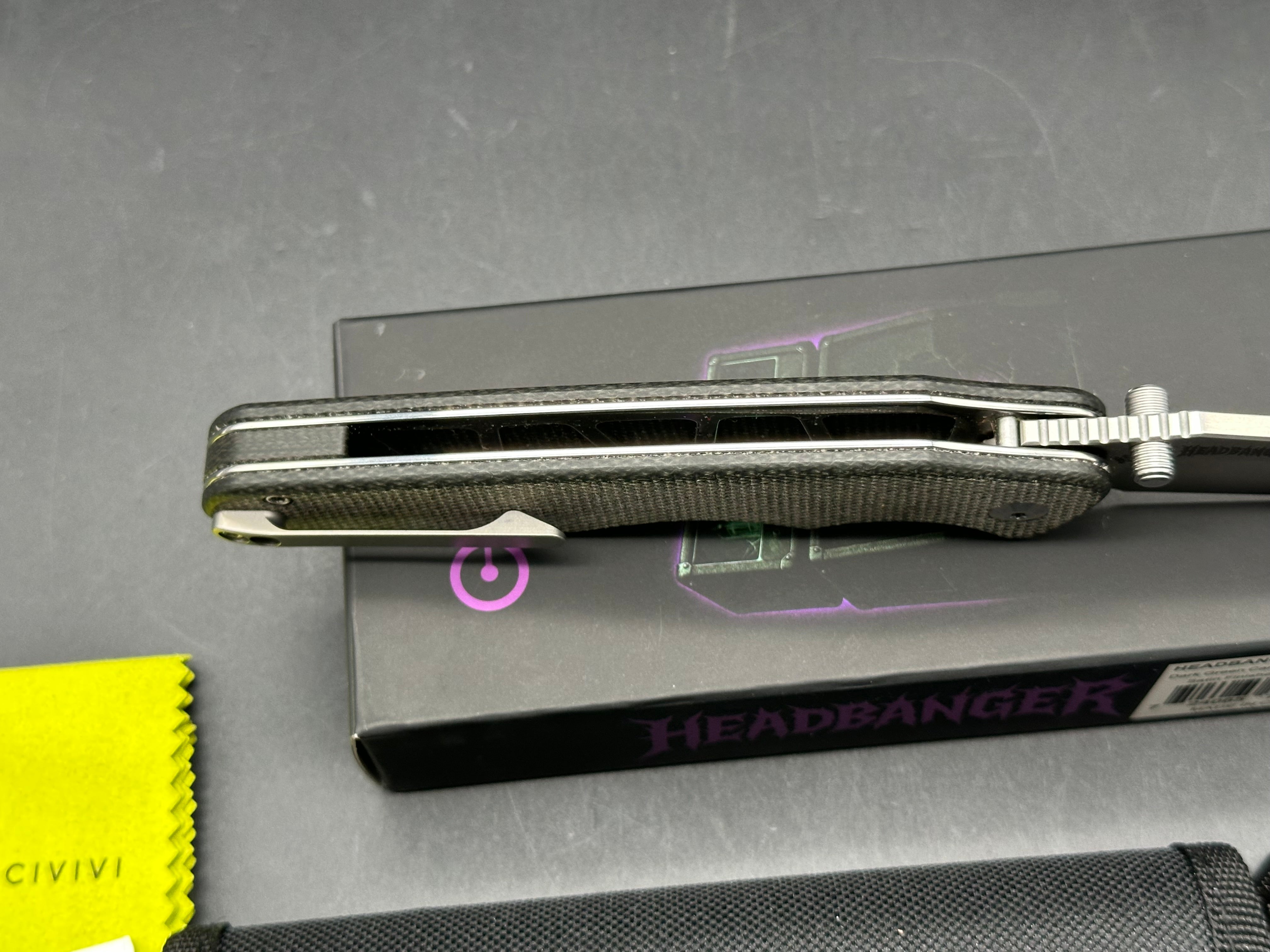 Civivi Headbanger Dark Green G10 / nitro V