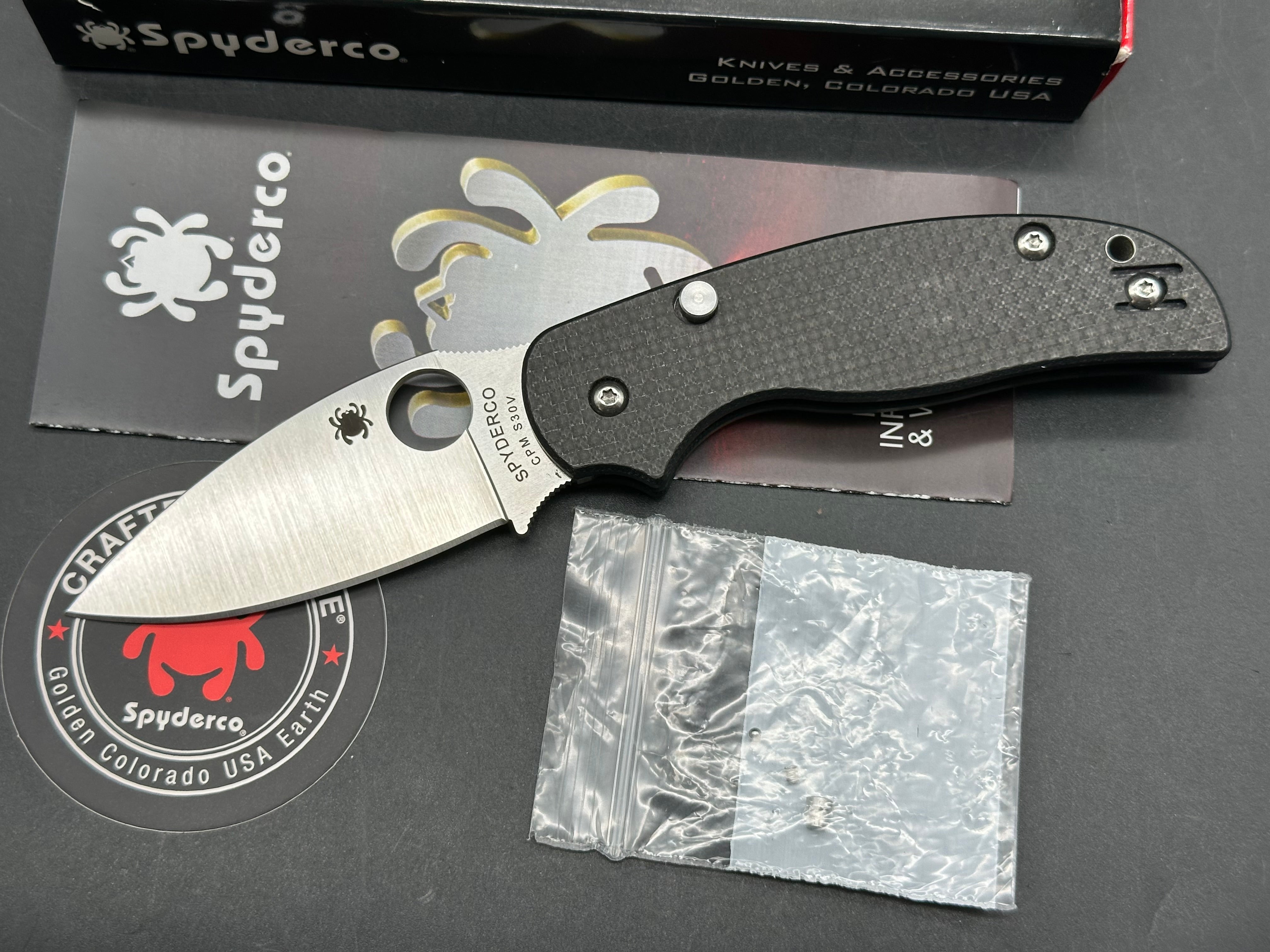 Spyderco Sage 6, 2nd detent removed