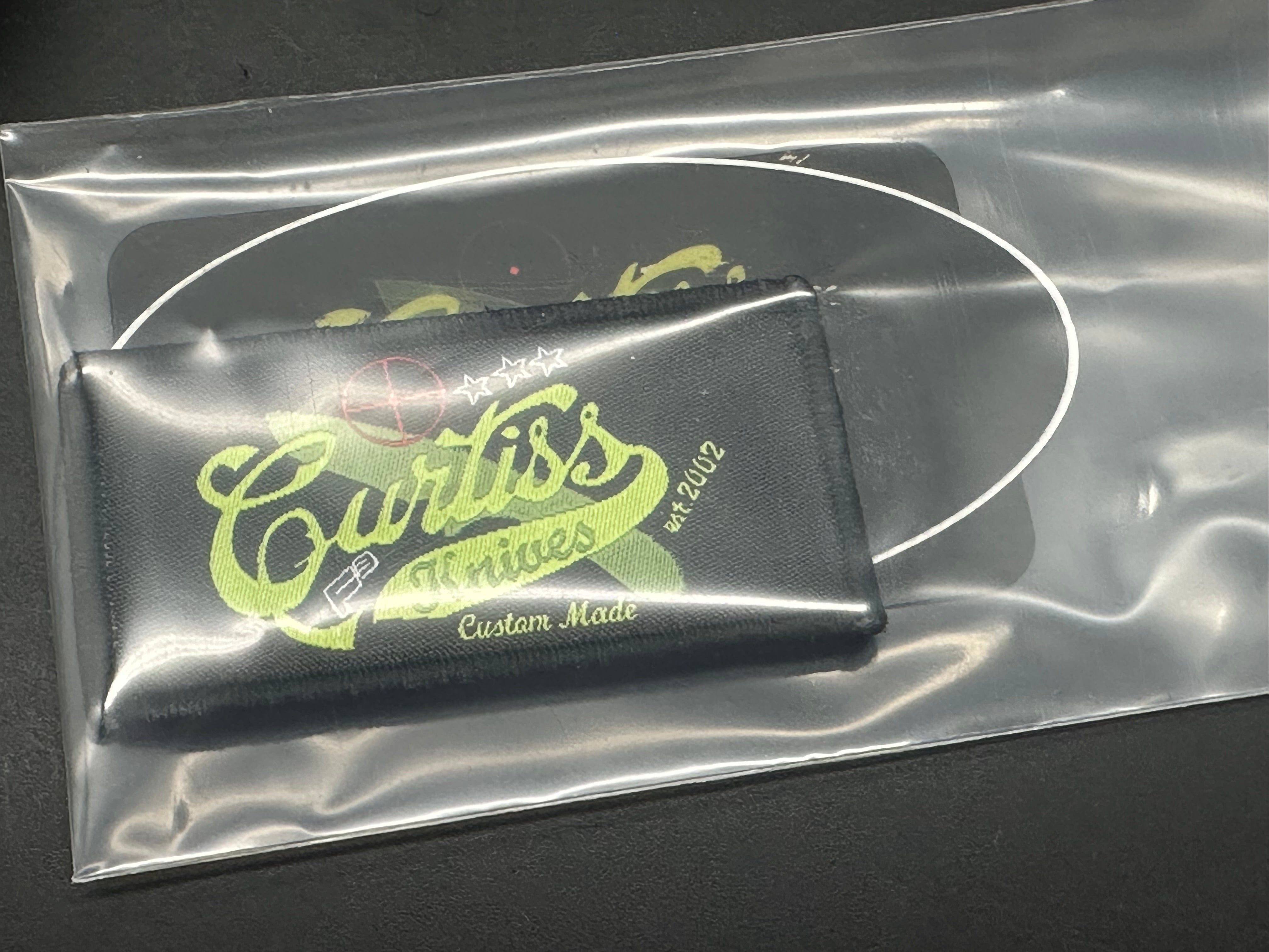 Curtiss Custom Knives F3 Compact Wharny Flipper Smooth Blasted Ti (Magnacut)
