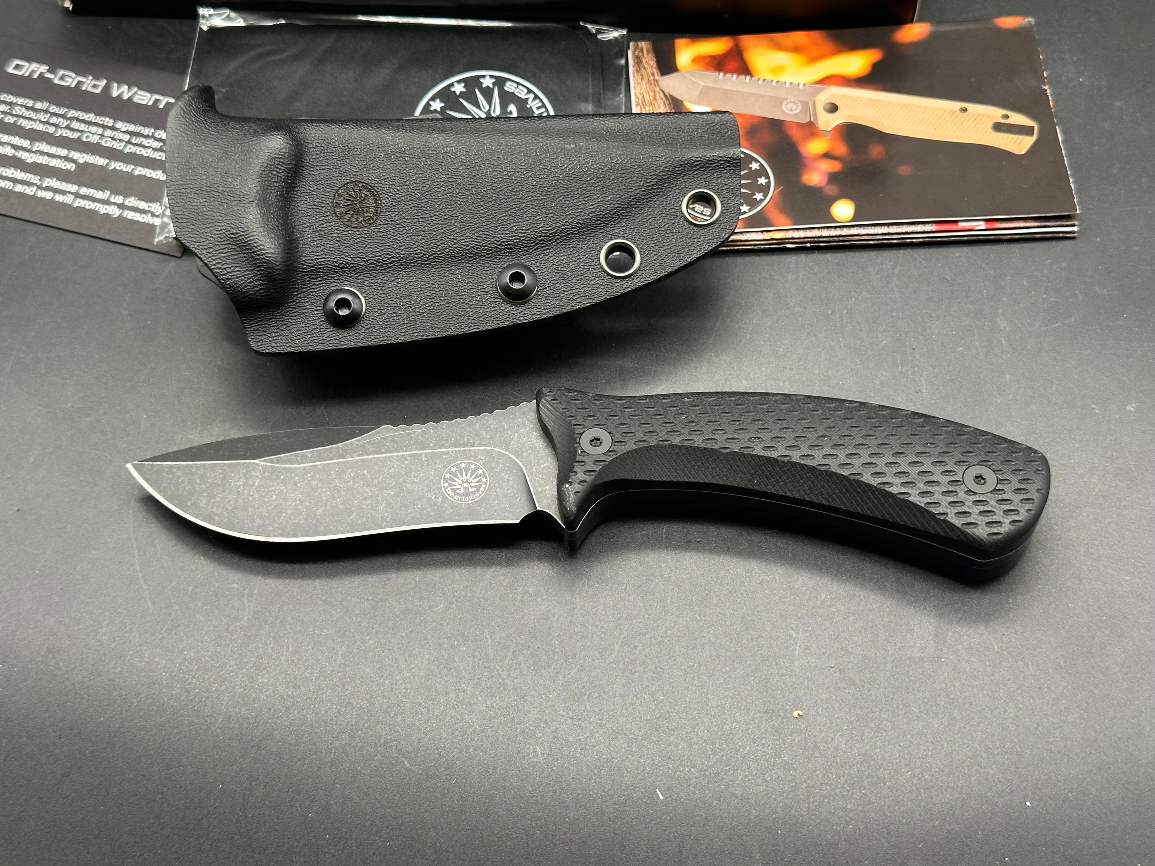 Off Grid Side Kick fixed blade knife