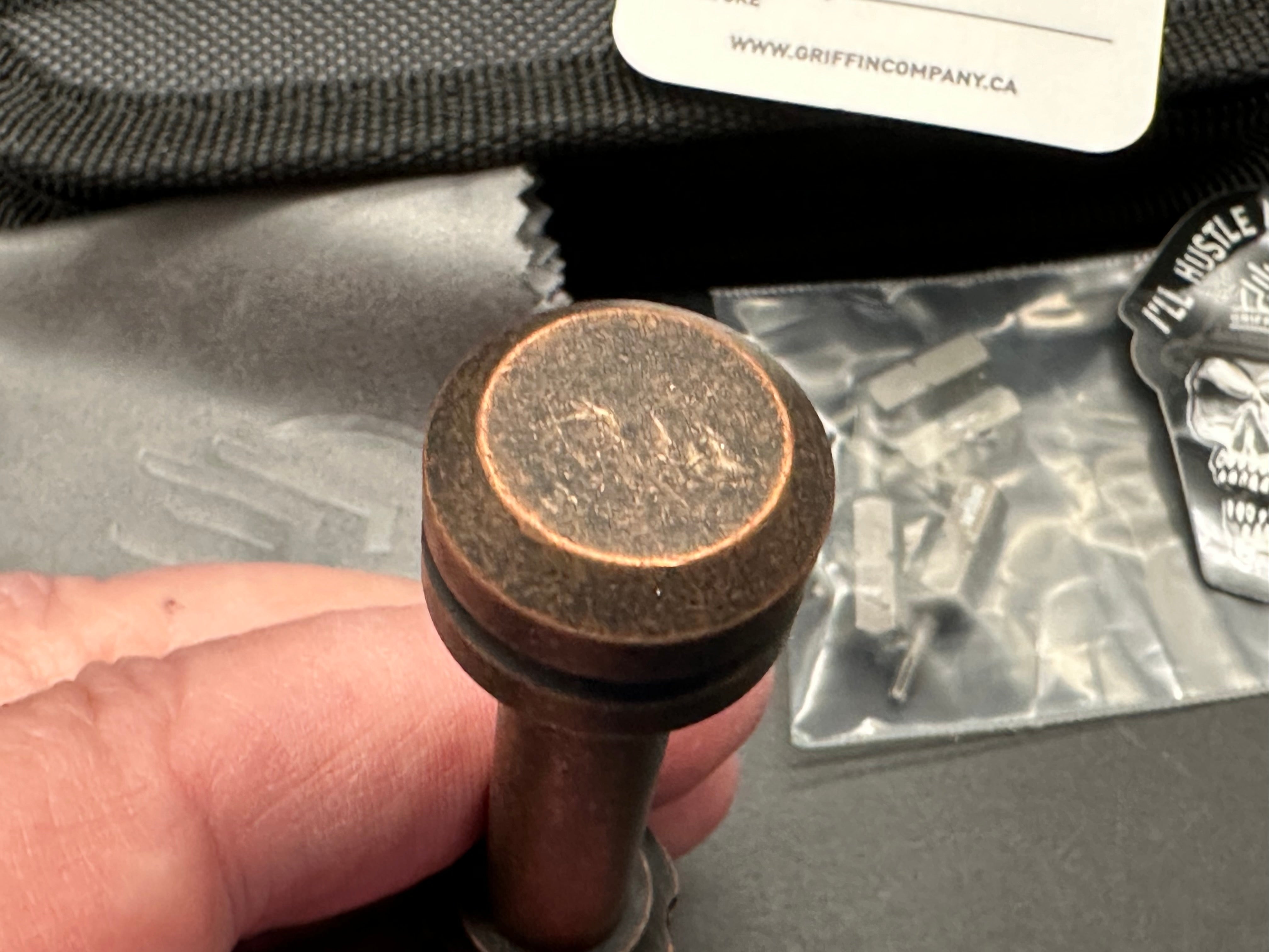 Griffin Co. MK2 3.75" Aged Copper Bit Driver Tool w/Wiha bits included: T6, T7, T8 and T9