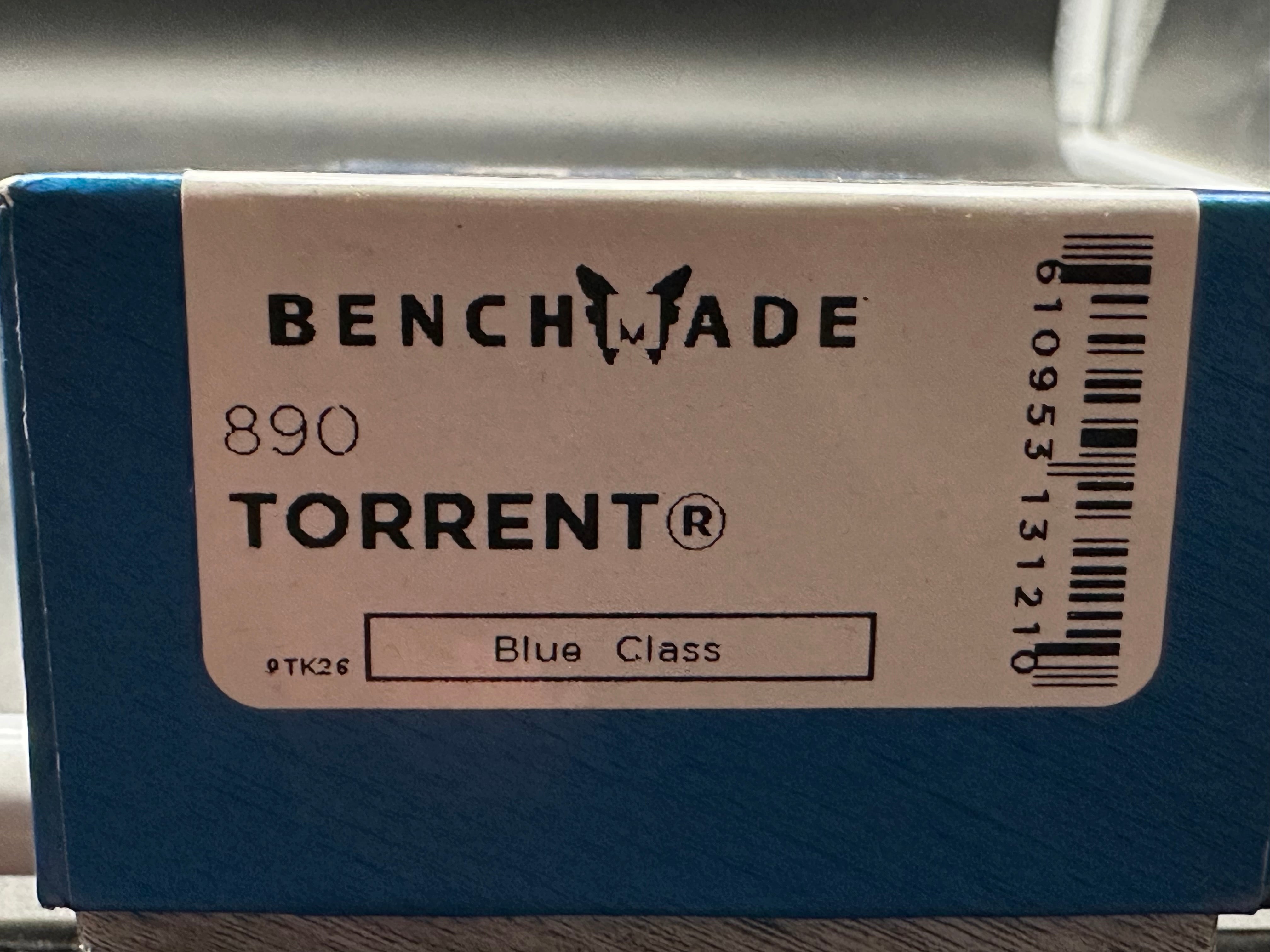 Benchmade Torrent Spring Assisted Knife (3.6" Satin) 890