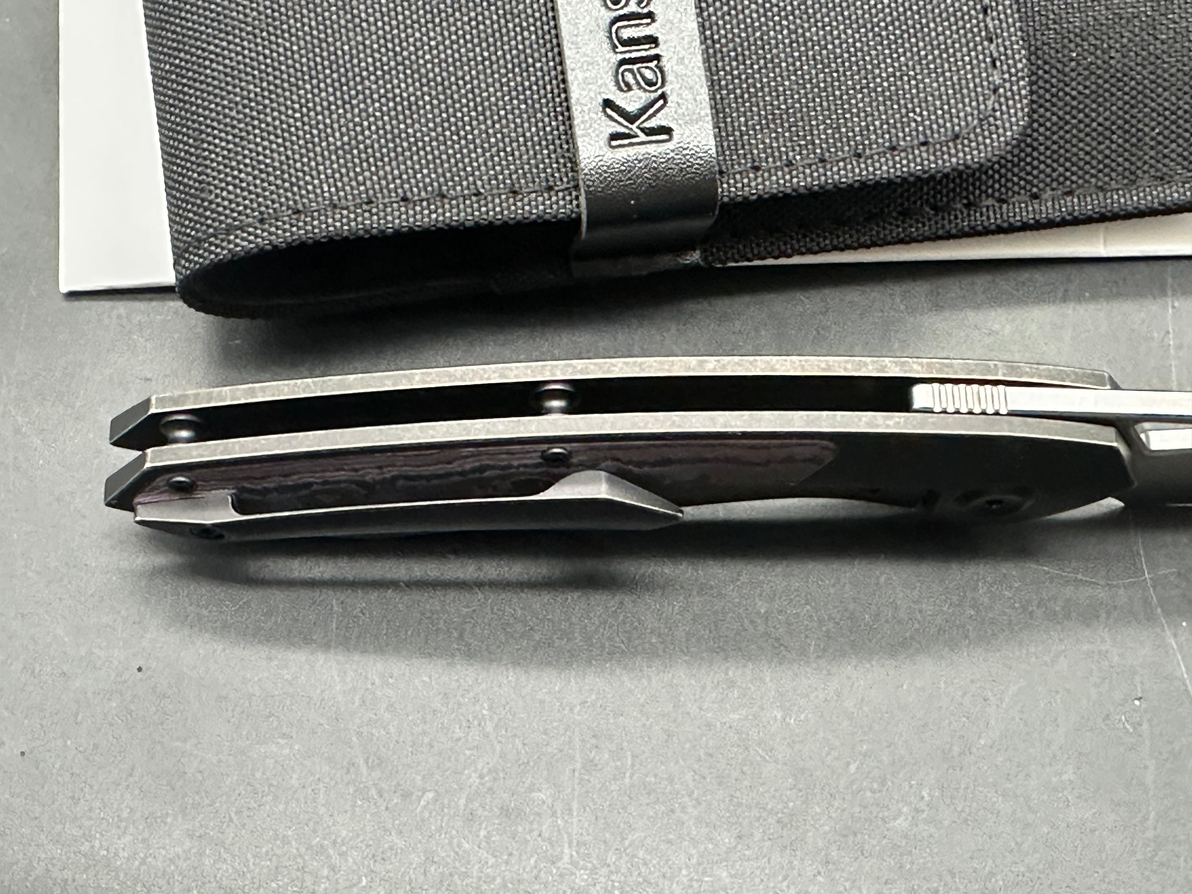 KANSEPT STRIP PURPLE HAZE FATCARBON/BLACKWASH TITANIUM HANDLE MAGNACUT