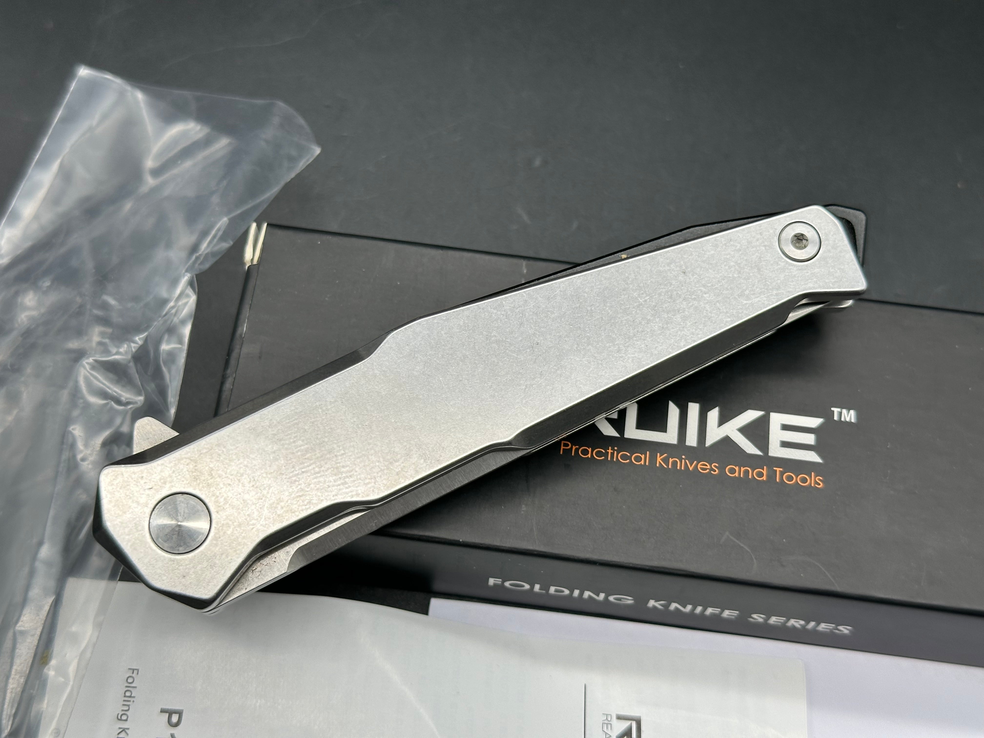 RUIKE P108 Frame Lock Knife w/ Beta Plus Lock (3.5" Satin)