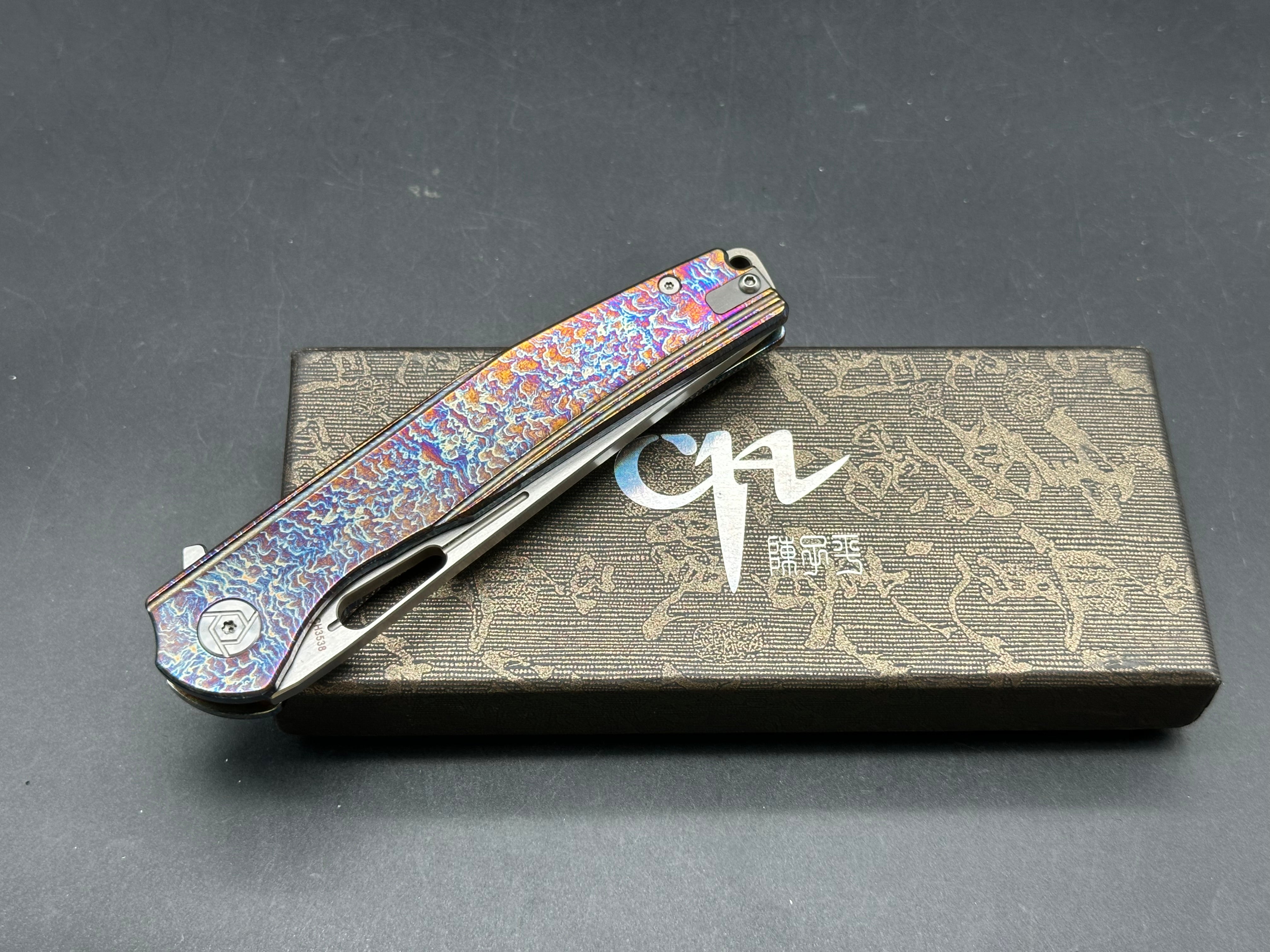 CH 3538 titanium handle w/S35VN blade