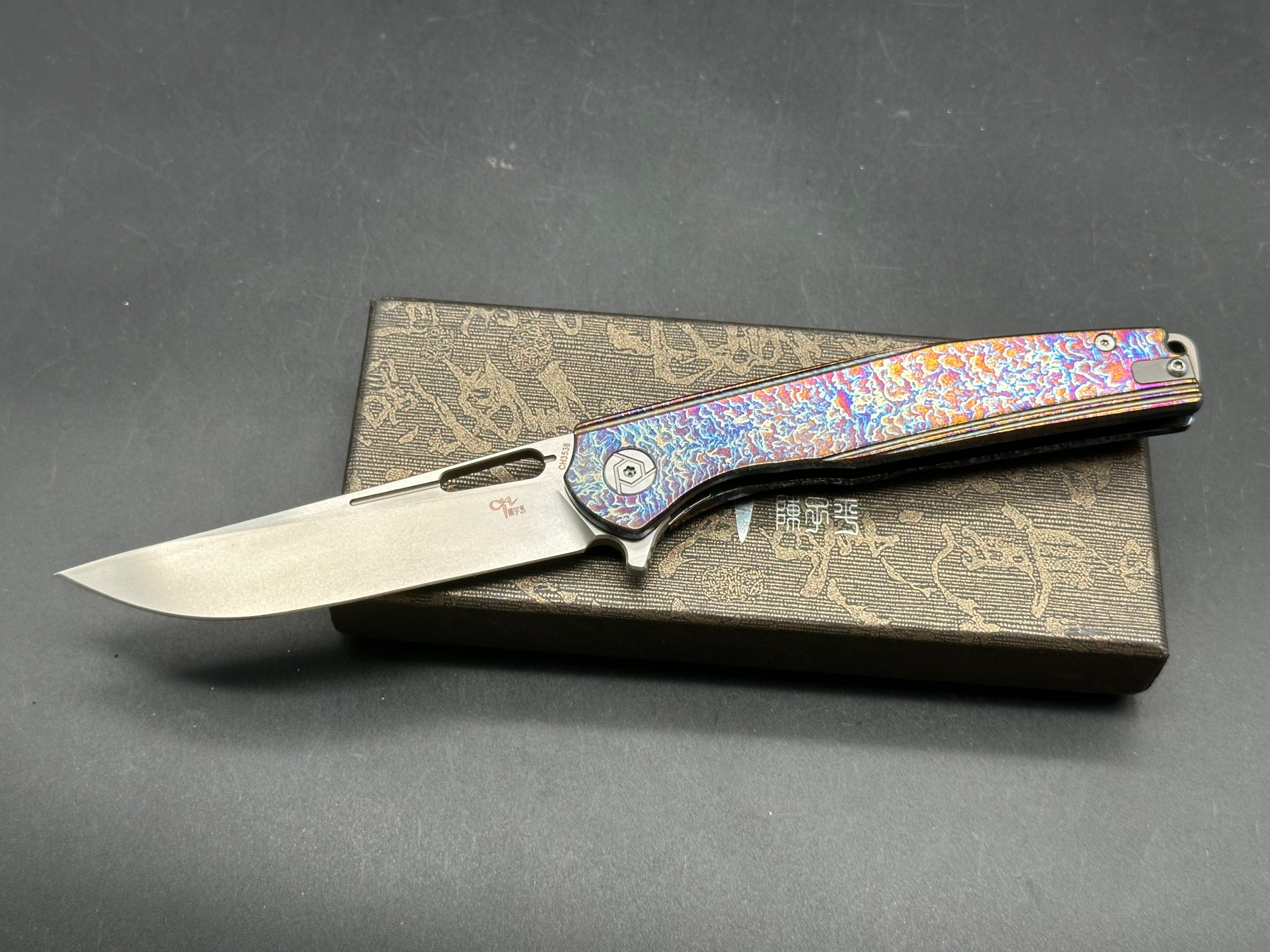 CH 3538 titanium handle w/S35VN blade
