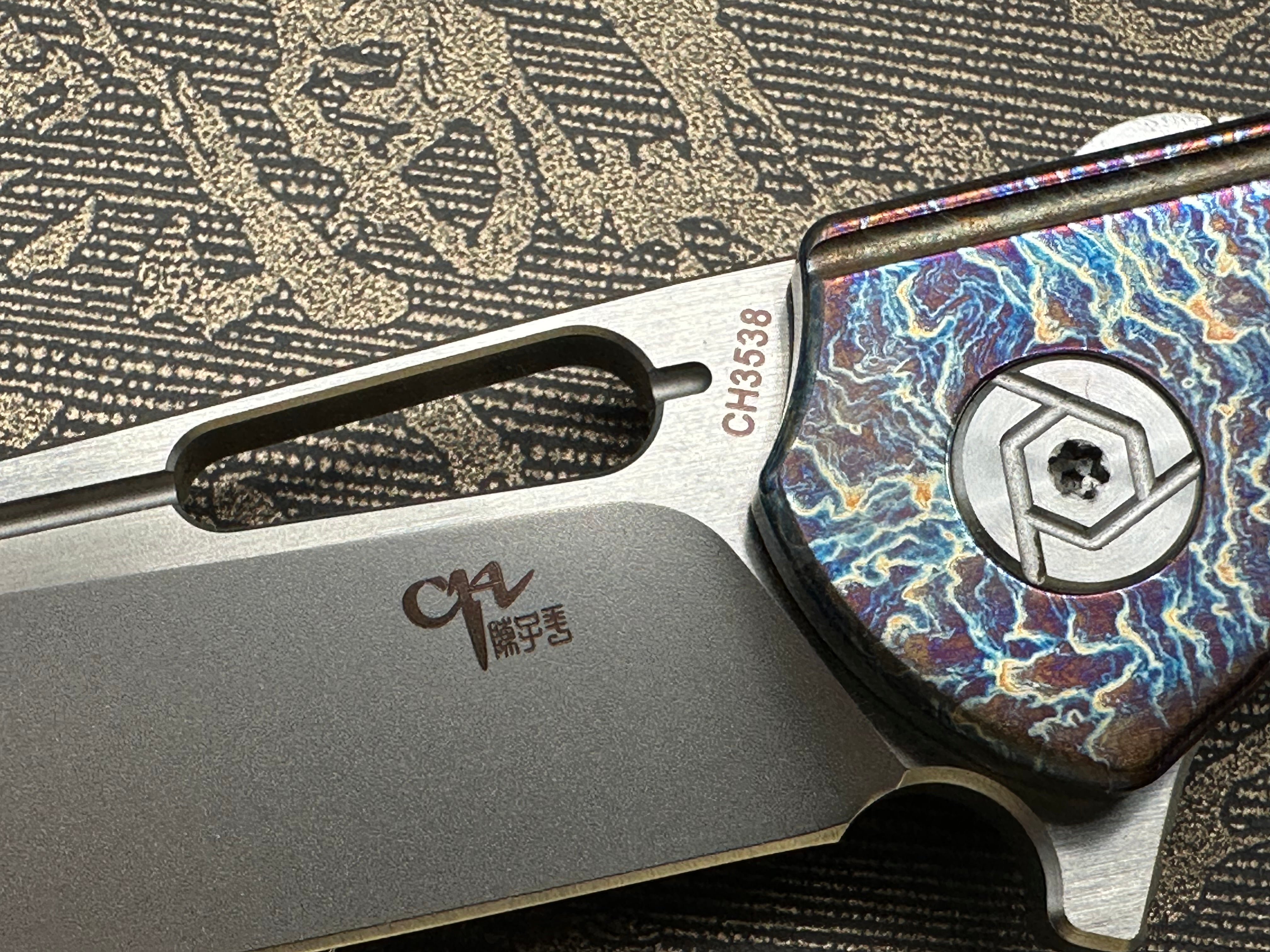 CH 3538 titanium handle w/S35VN blade