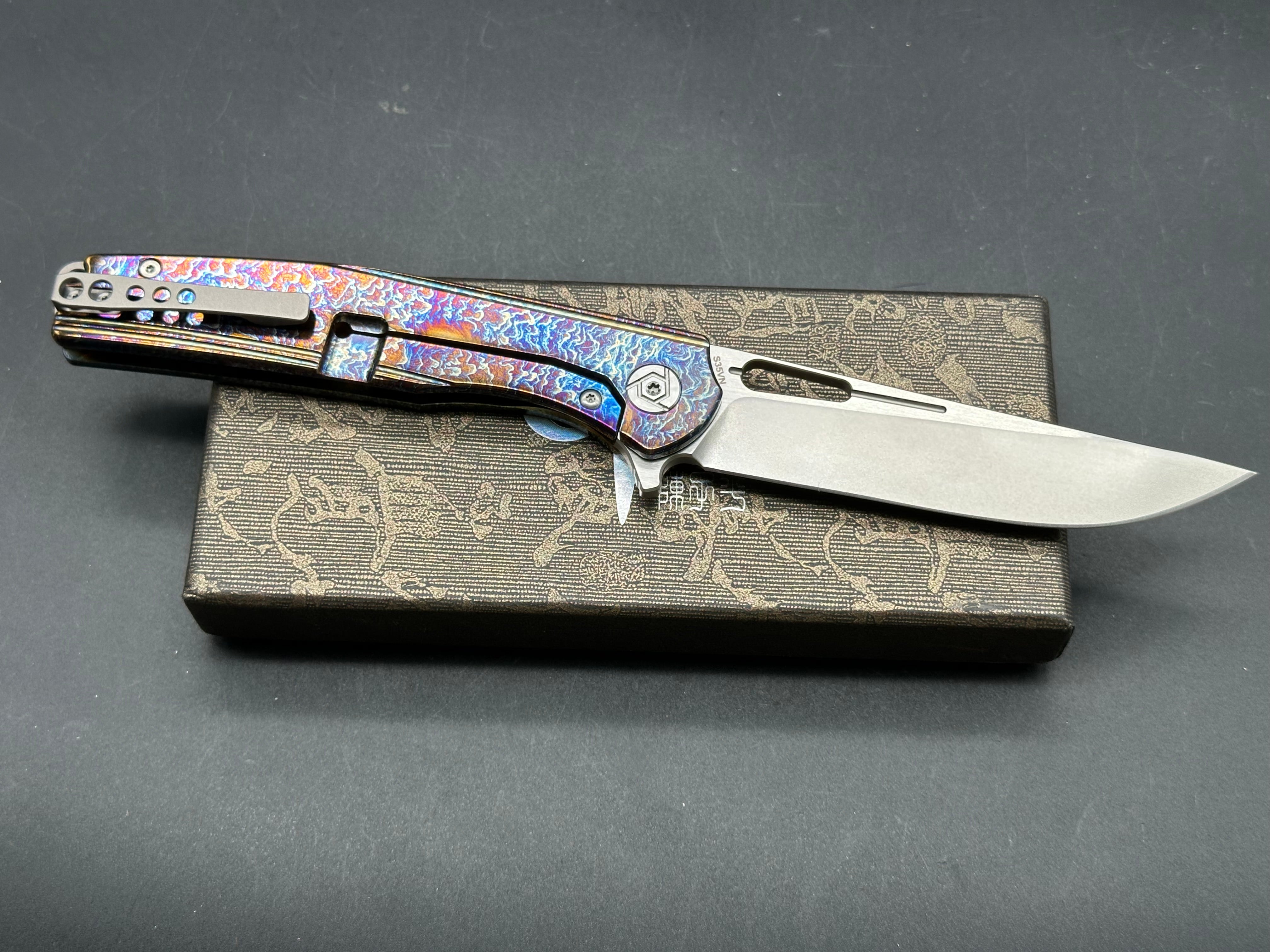 CH 3538 titanium handle w/S35VN blade