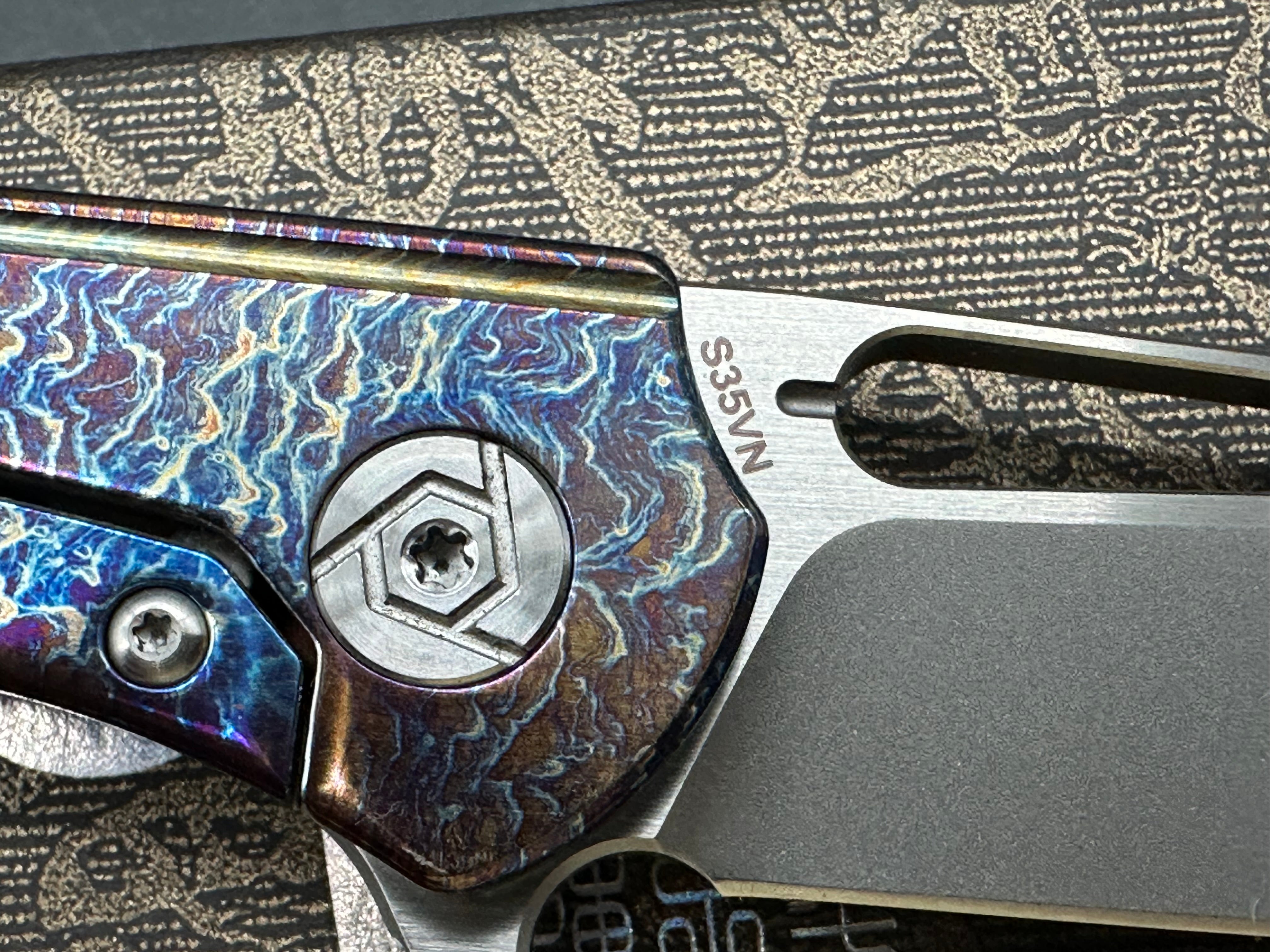 CH 3538 titanium handle w/S35VN blade