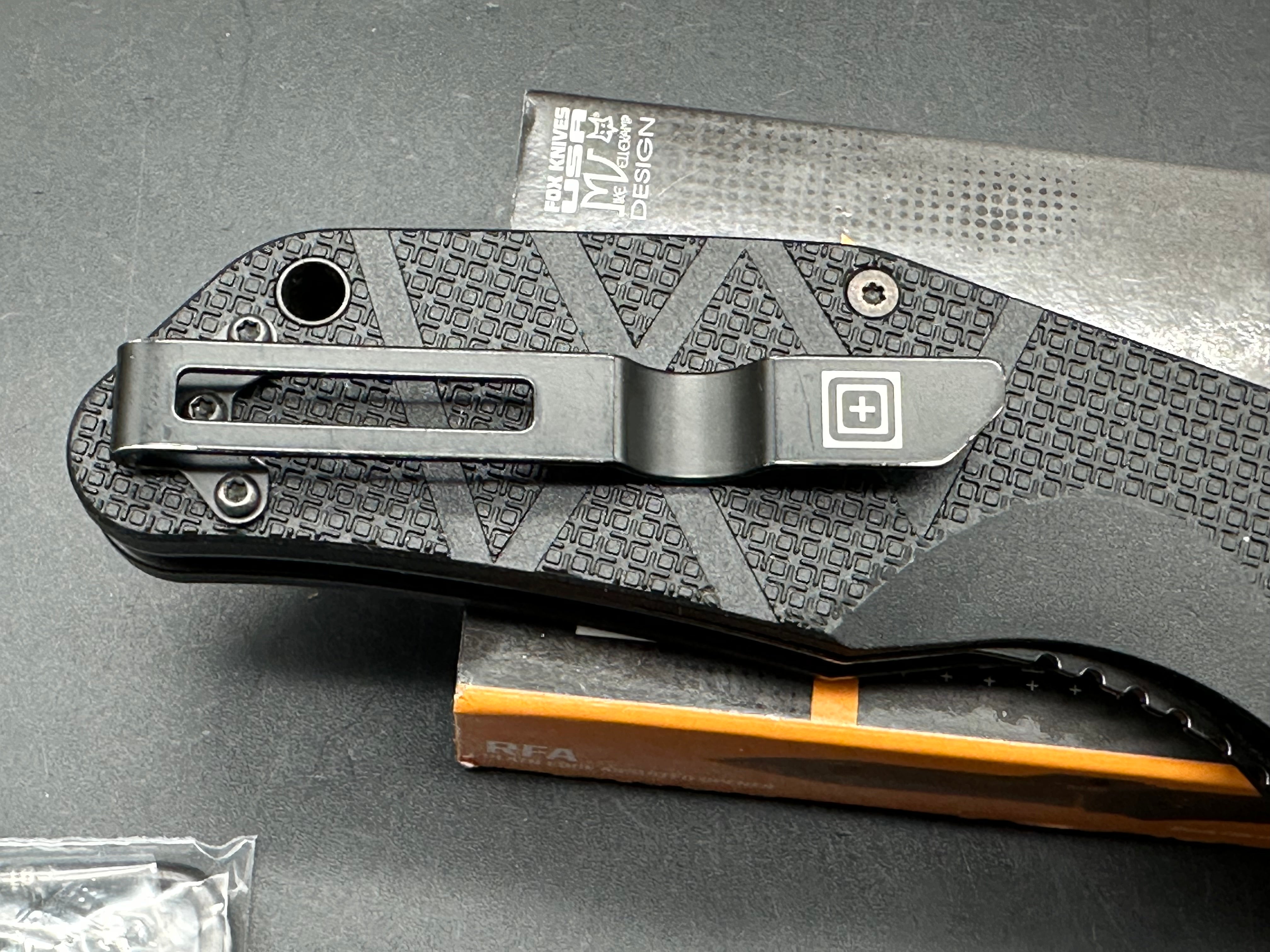 5.11 Tactical RFA Spring Assisted Knife Black FRN (3.5" Black)