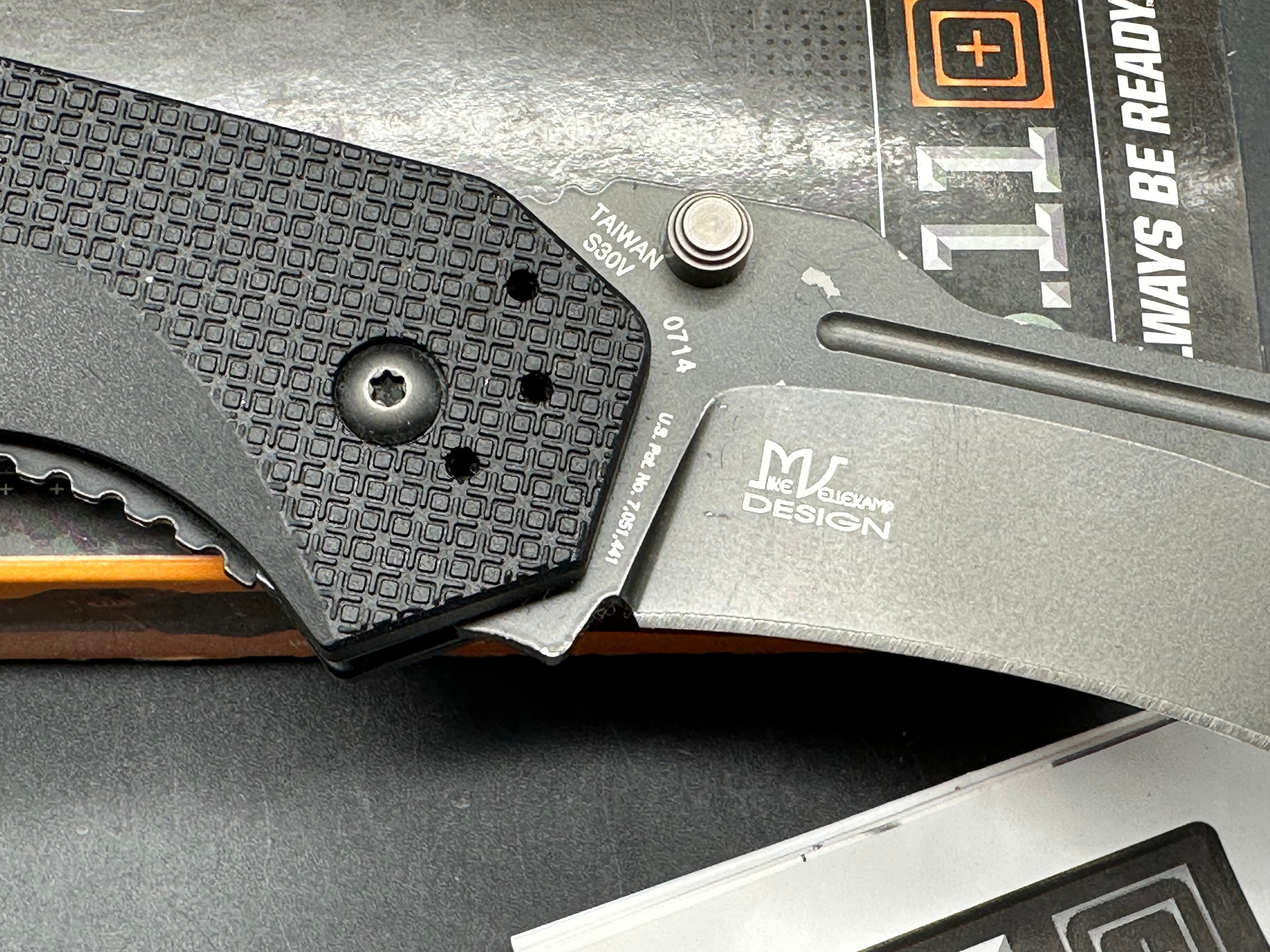 5.11 Tactical RFA Spring Assisted Knife Black FRN (3.5" Black)